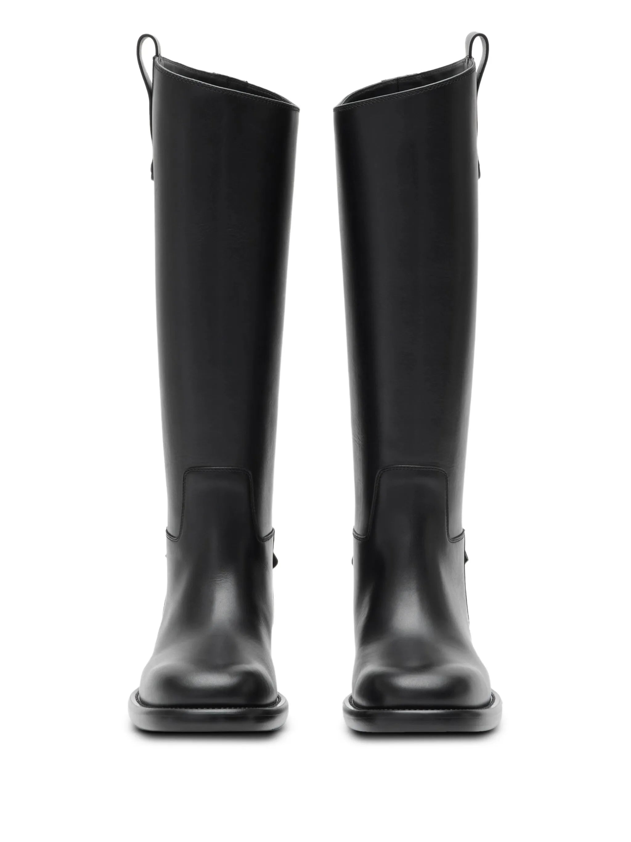 Cavalier calf-leather knee-high boots