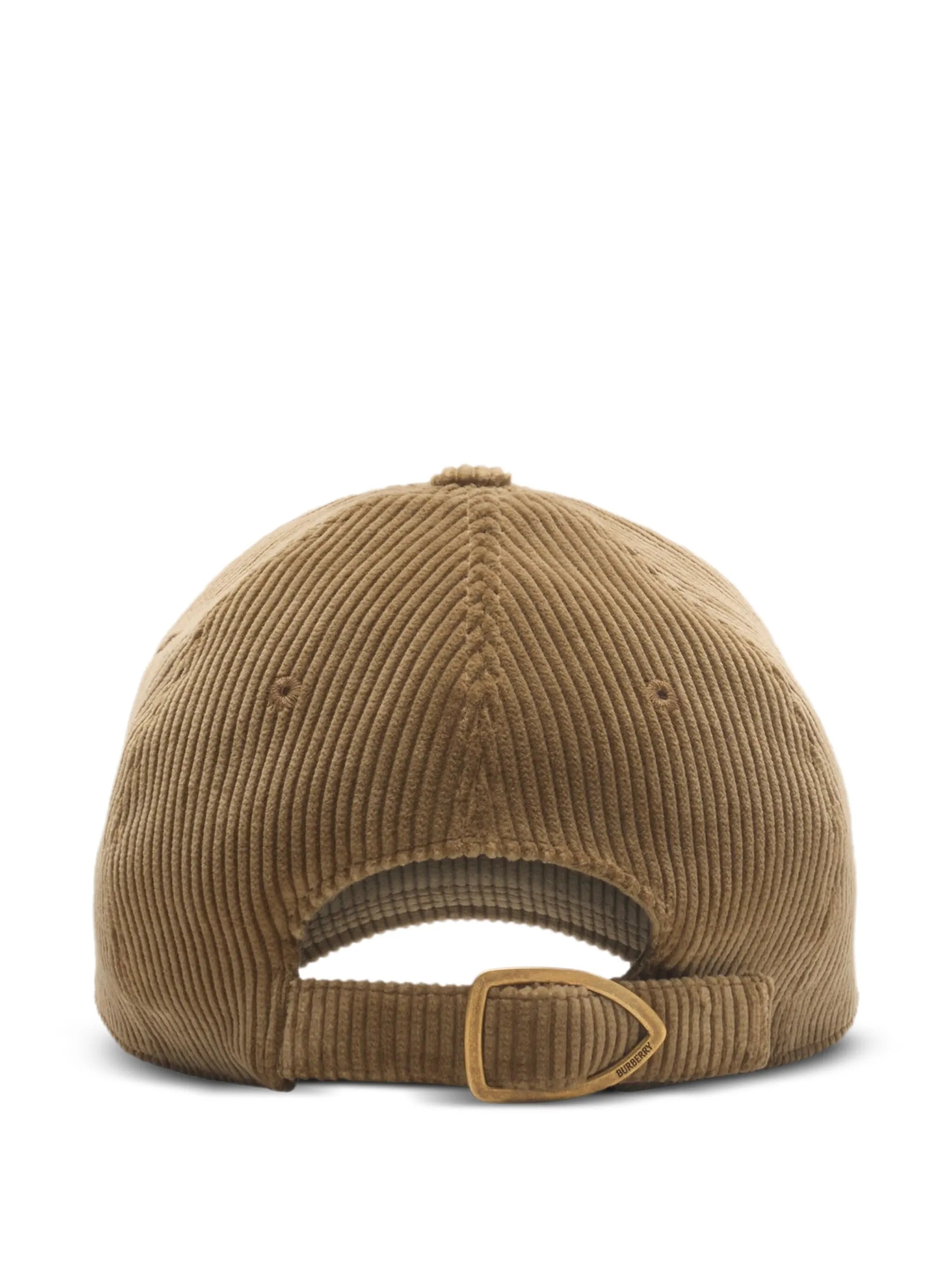 Knight-stamp corduroy baseball cap