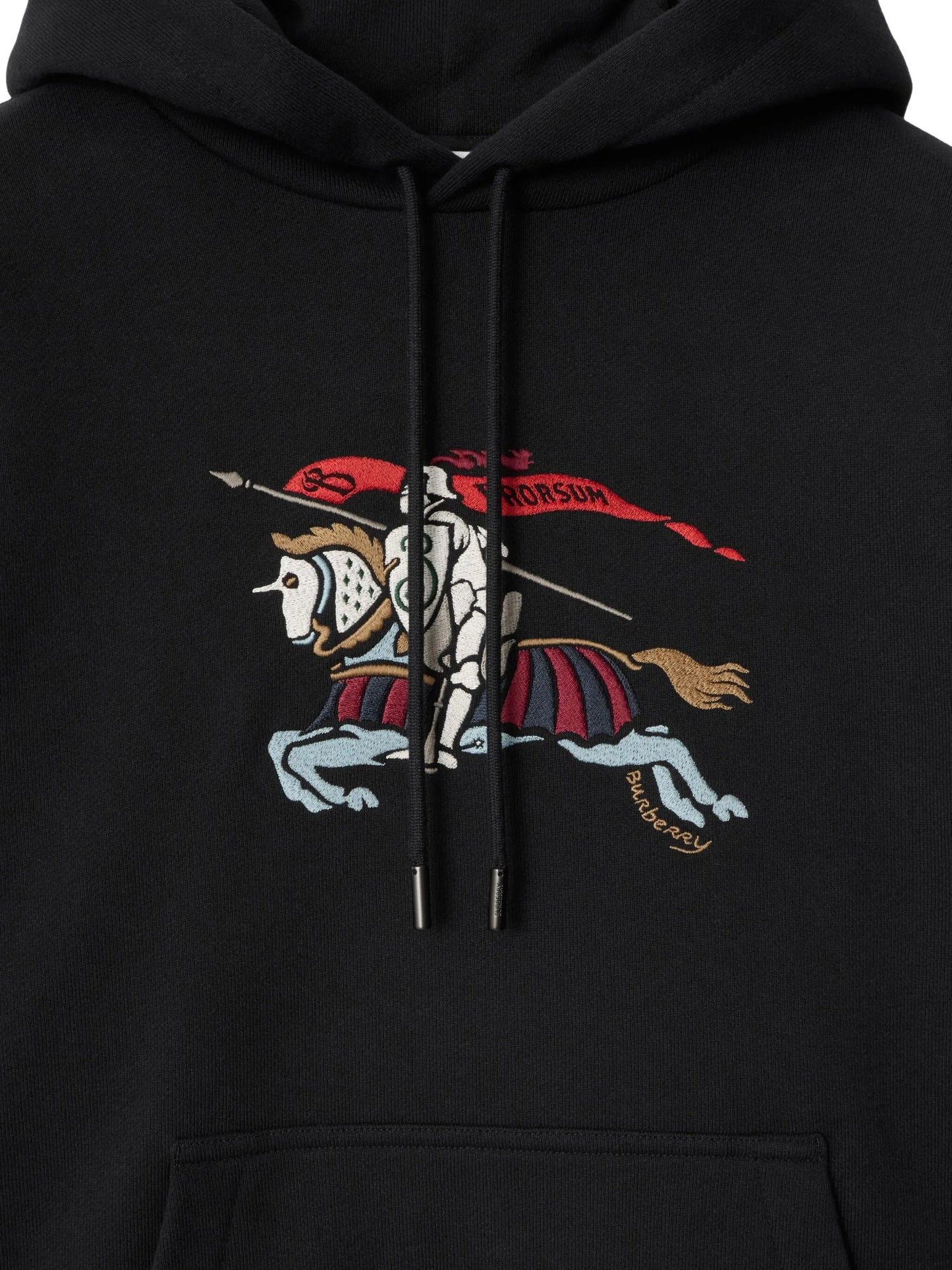 Equestrian Knight-embroidered hoodie