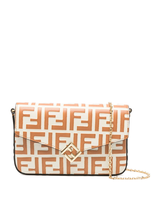 FF Diamonds flap crossbody bag