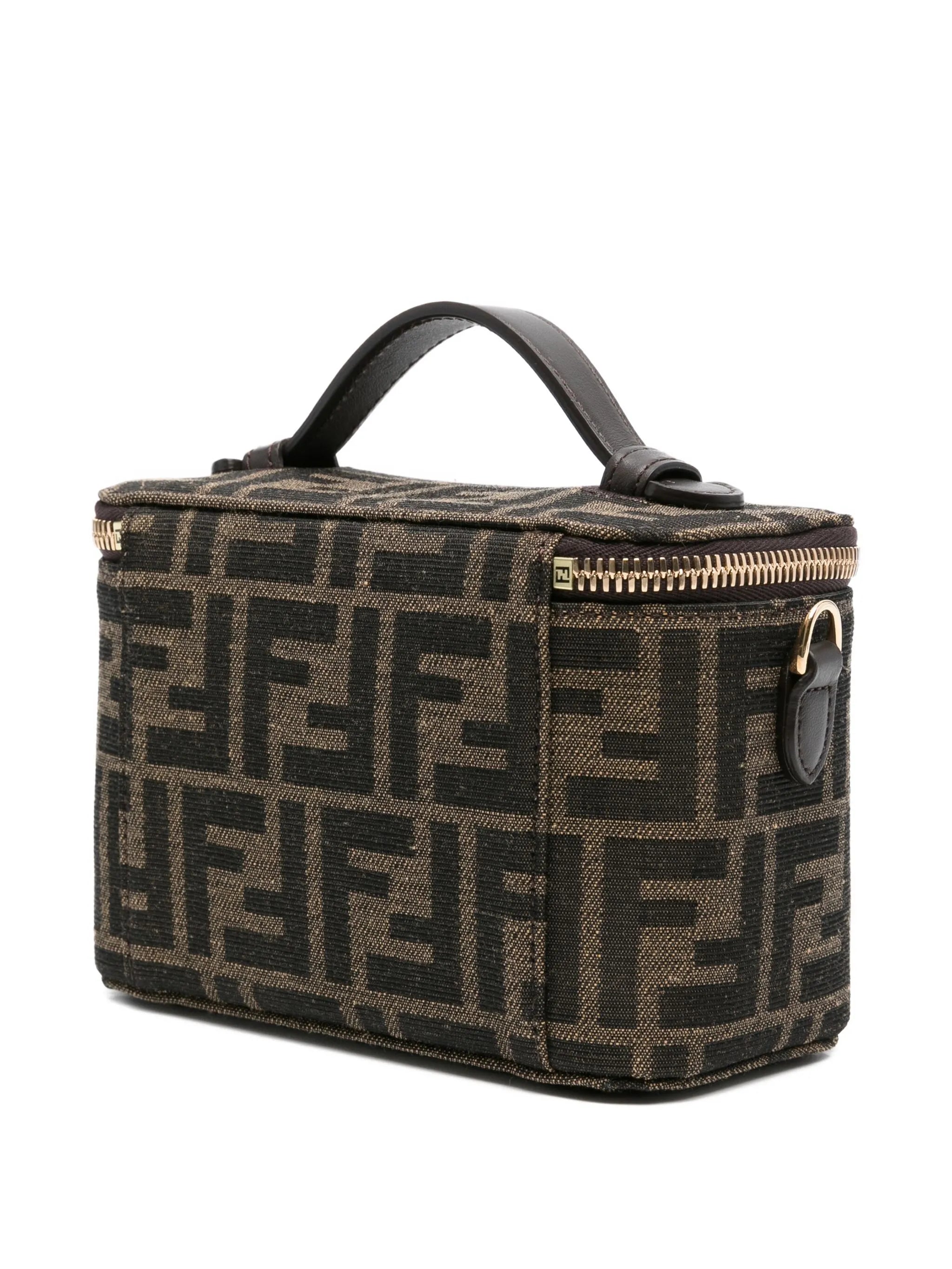 Vanity FF-pattern top-handle mini bag