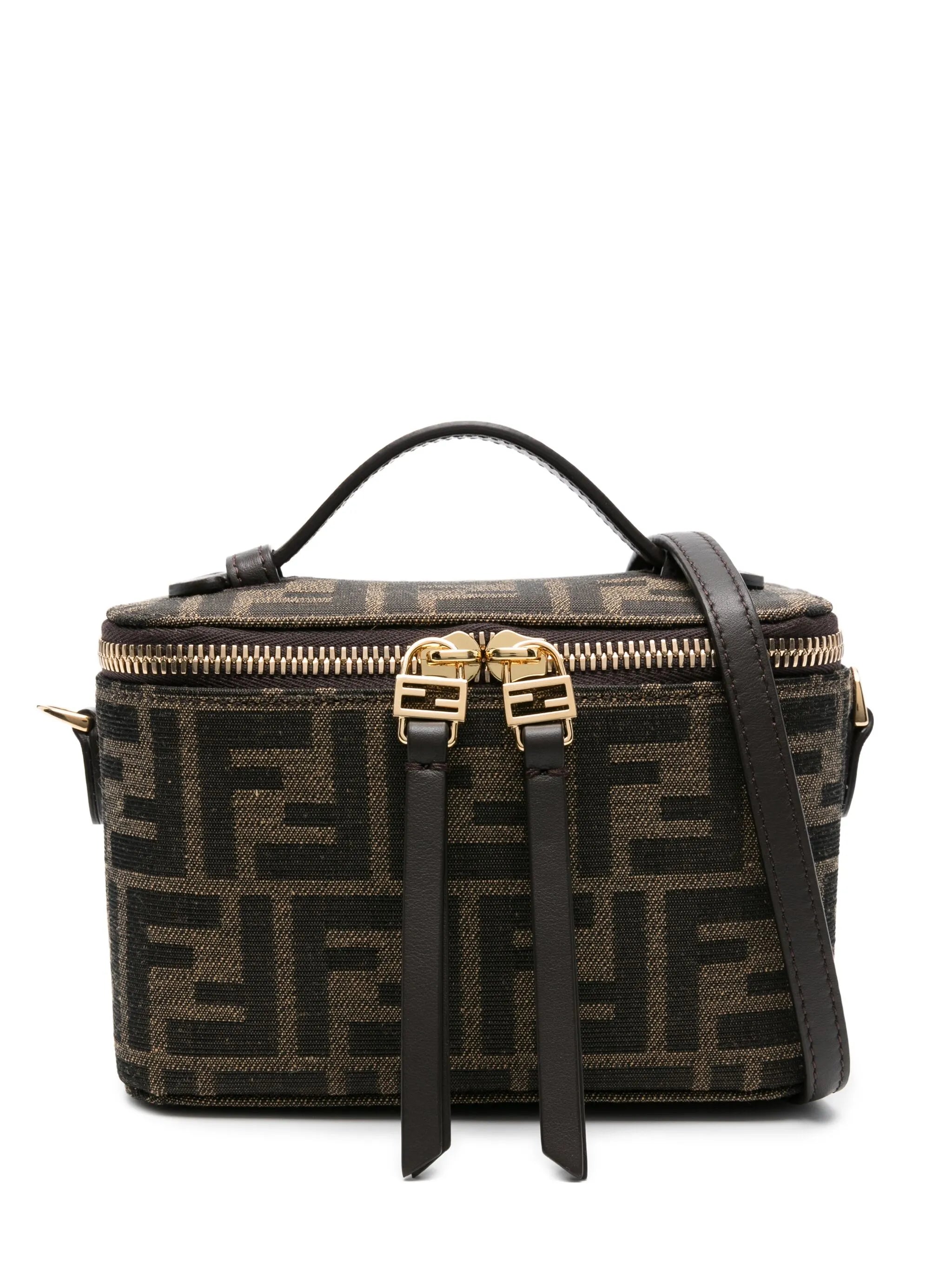 Vanity FF-pattern top-handle mini bag