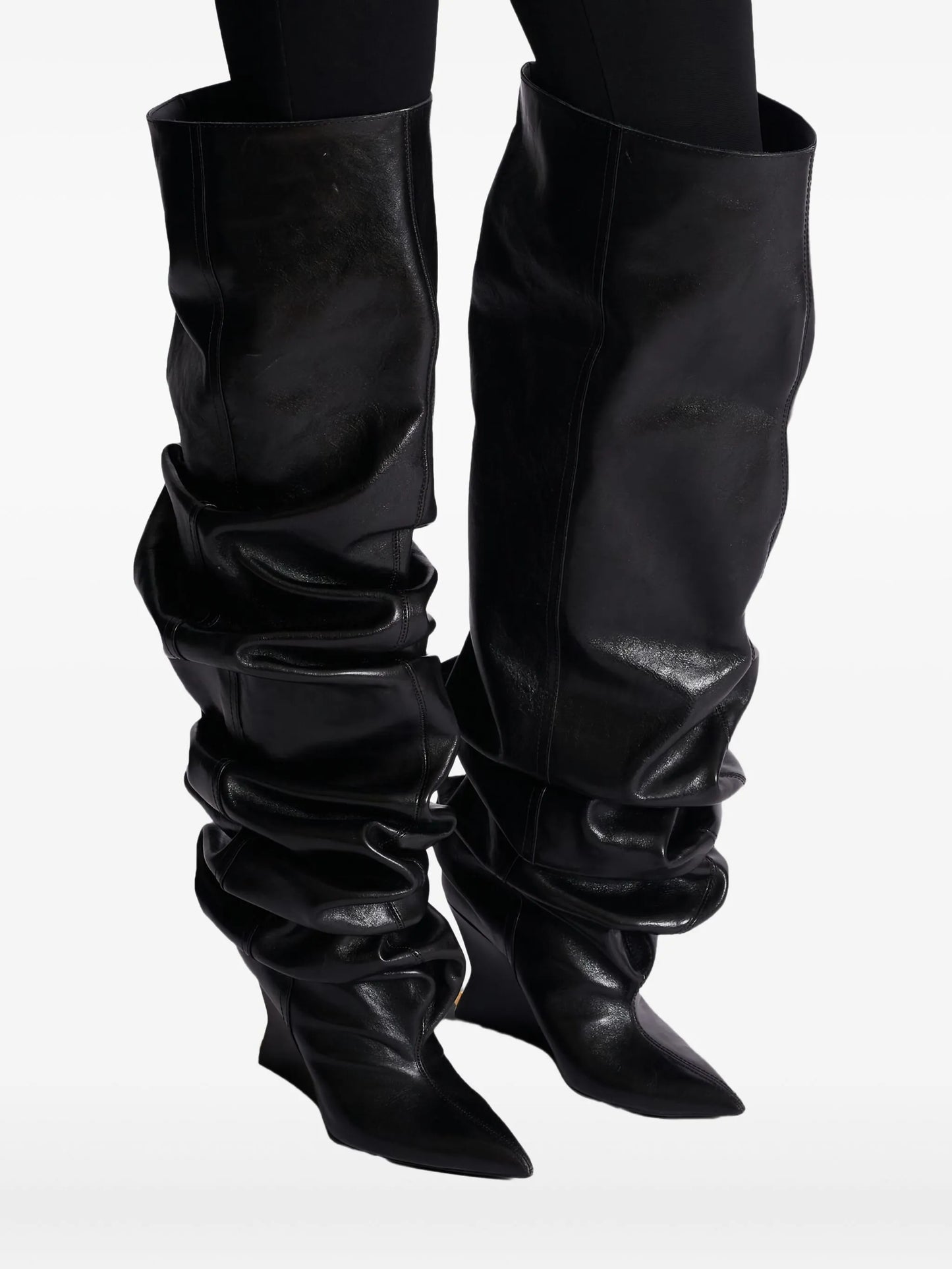 wedge over-the-knee boots