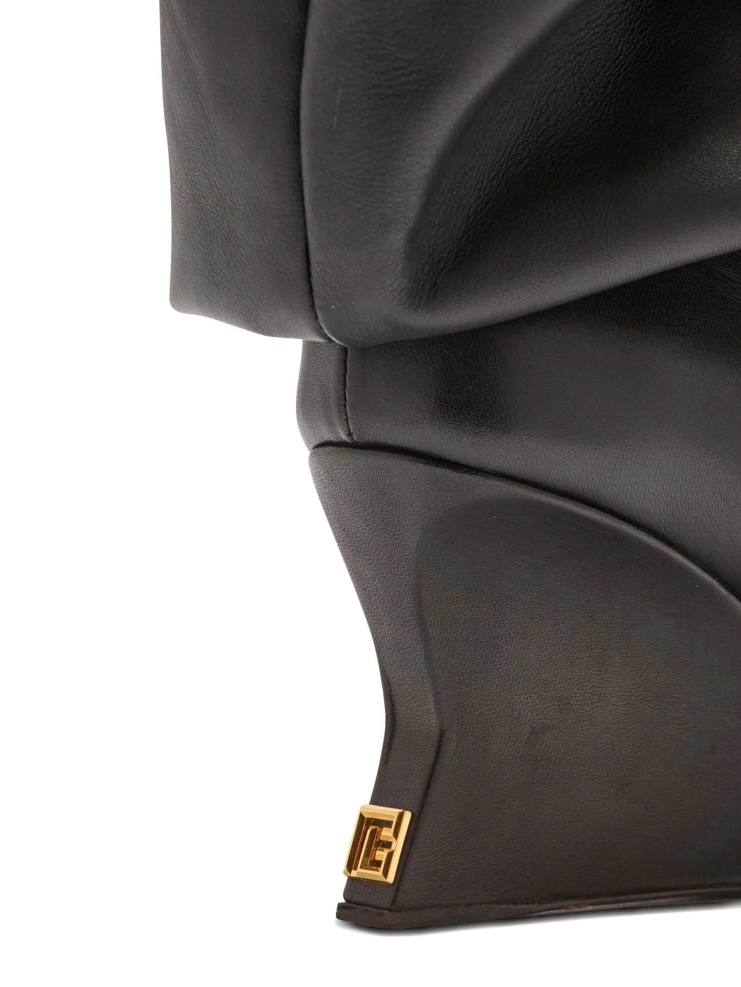 75mm slouchy wedge ankle boots