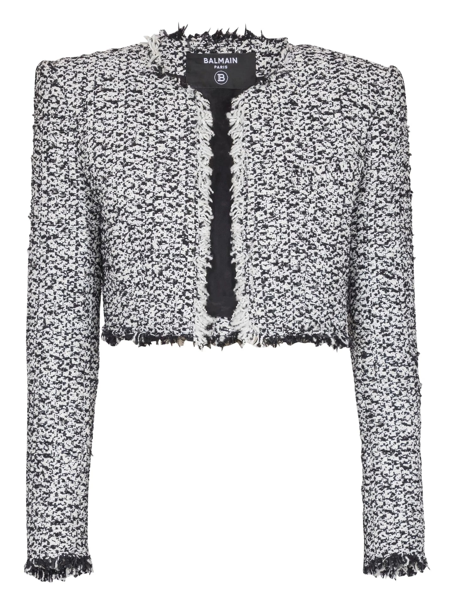 tweed fringed jacket