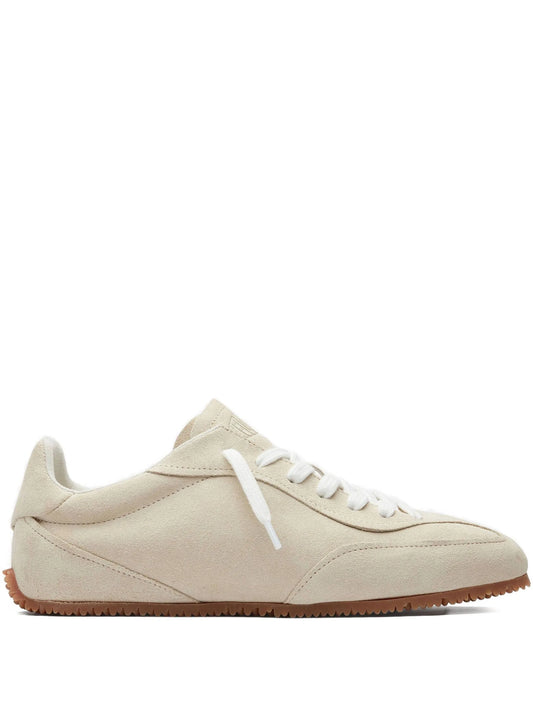 suede lace-up sneakers