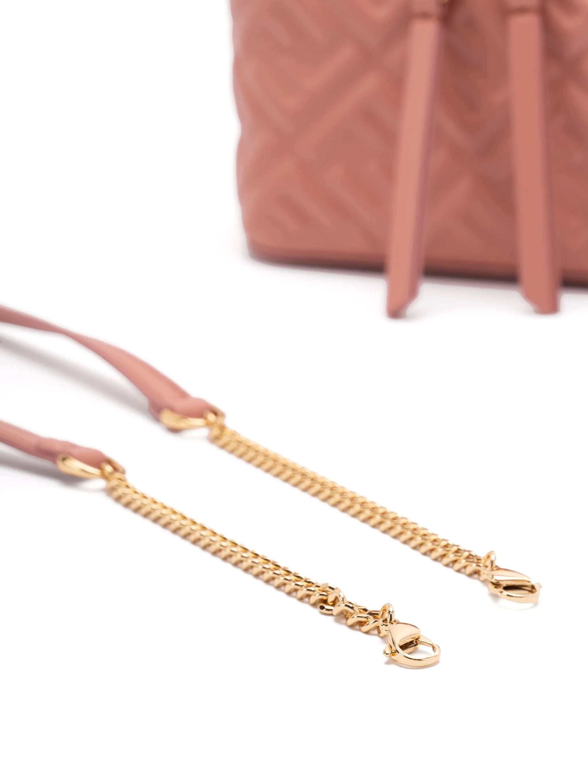 quilted top-handle mini bag