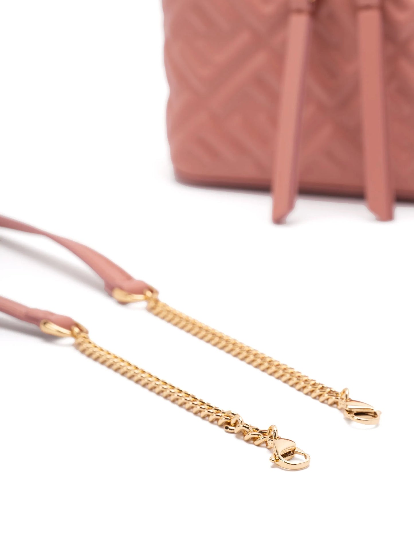 quilted top-handle mini bag