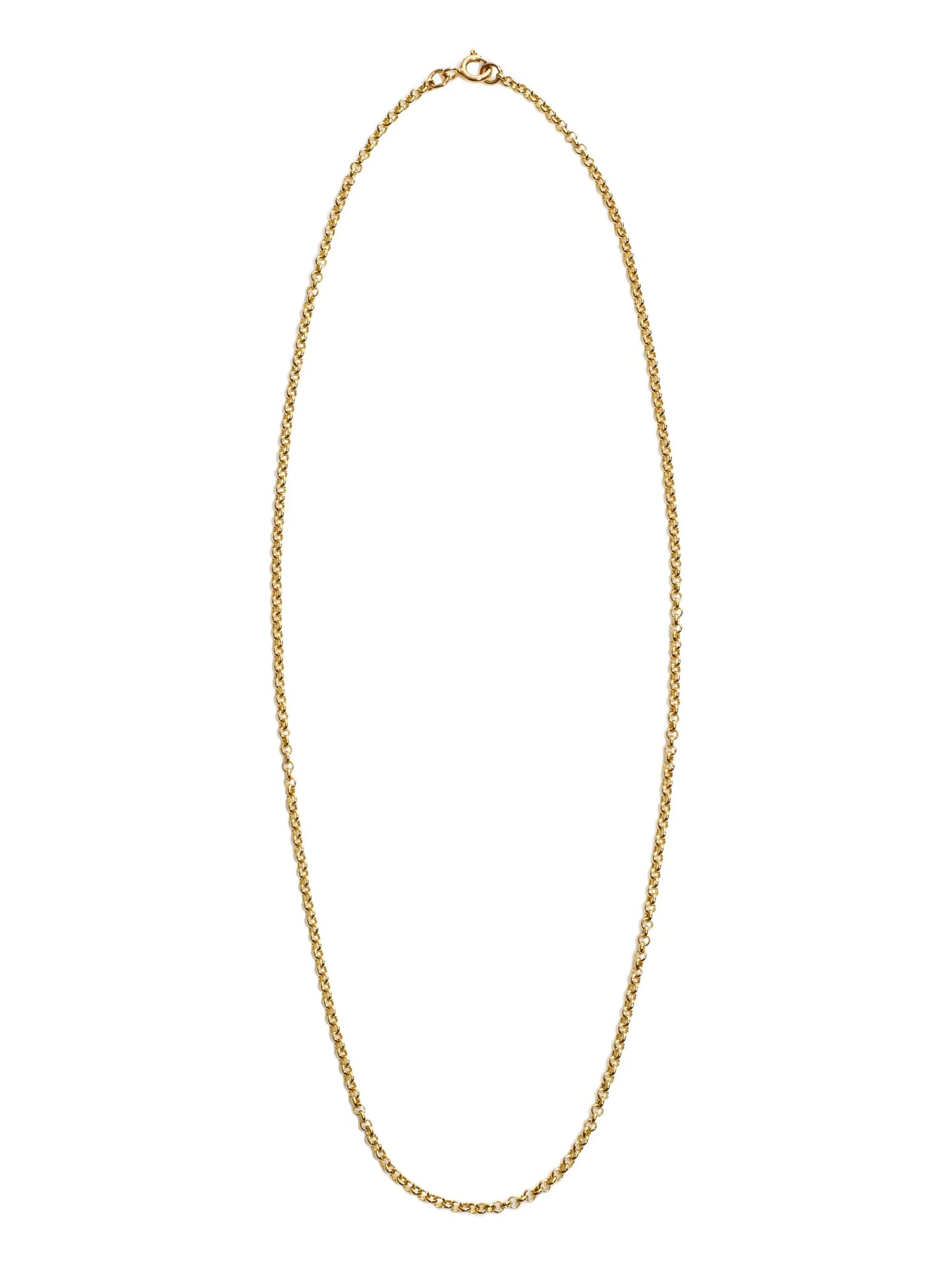 14K yellow gold carnelian belcher chain
