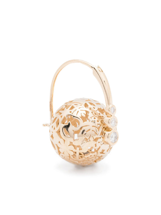 14K yellow gold Icon earrings