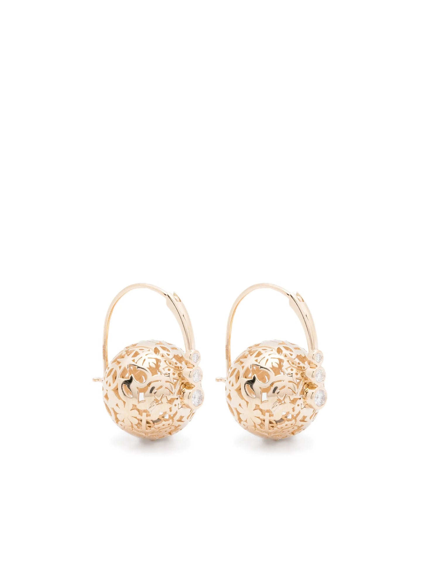 14K yellow gold Icon earrings