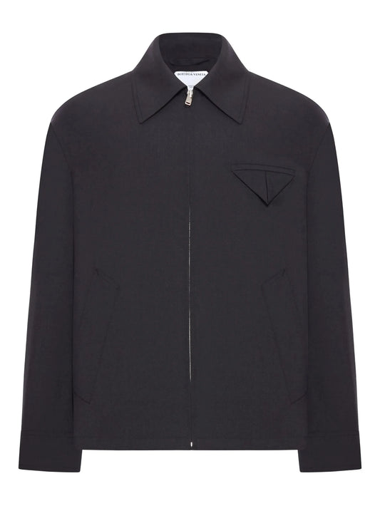 classic collar wool jacket