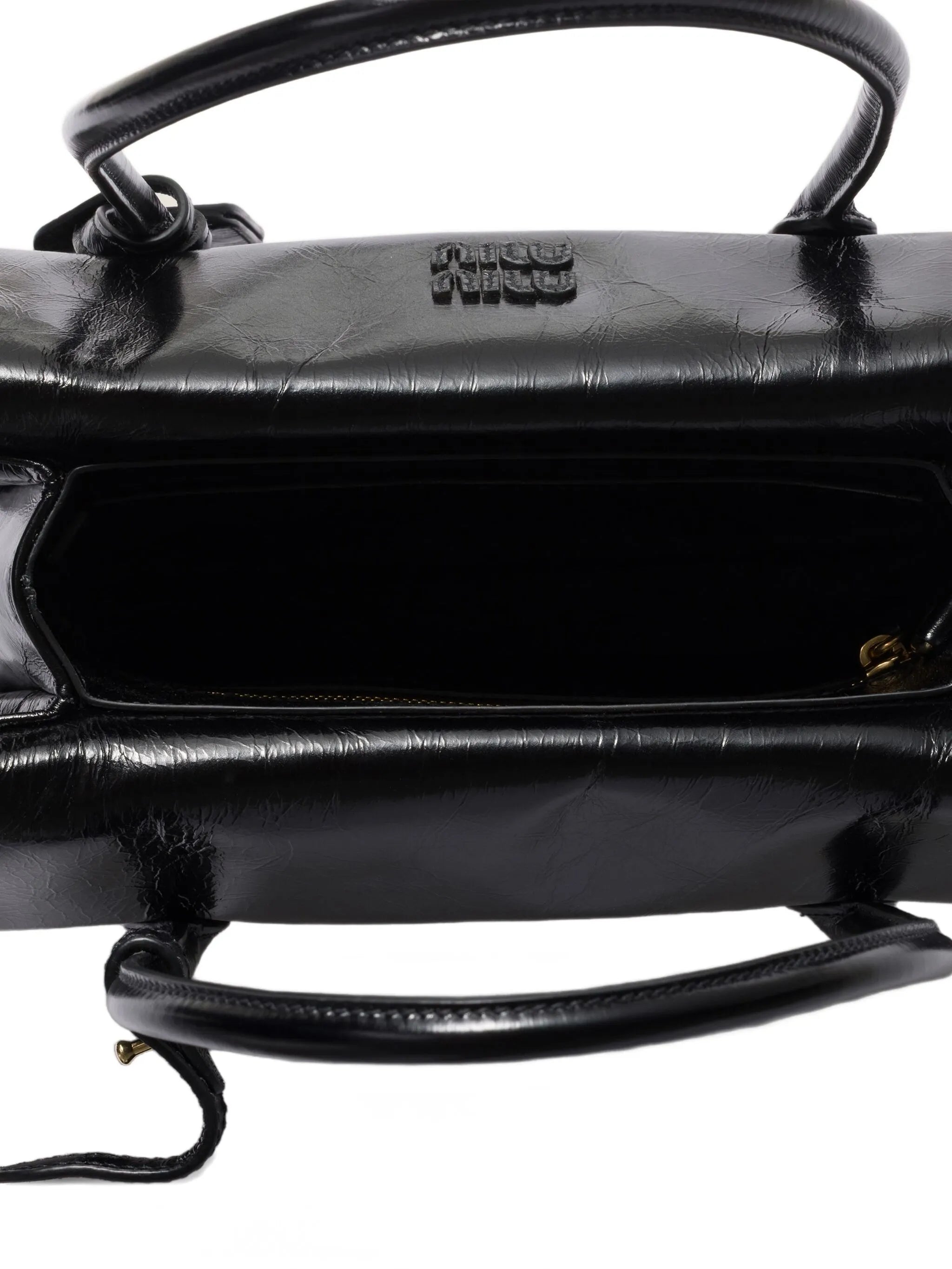 Solitaire leather tote bag