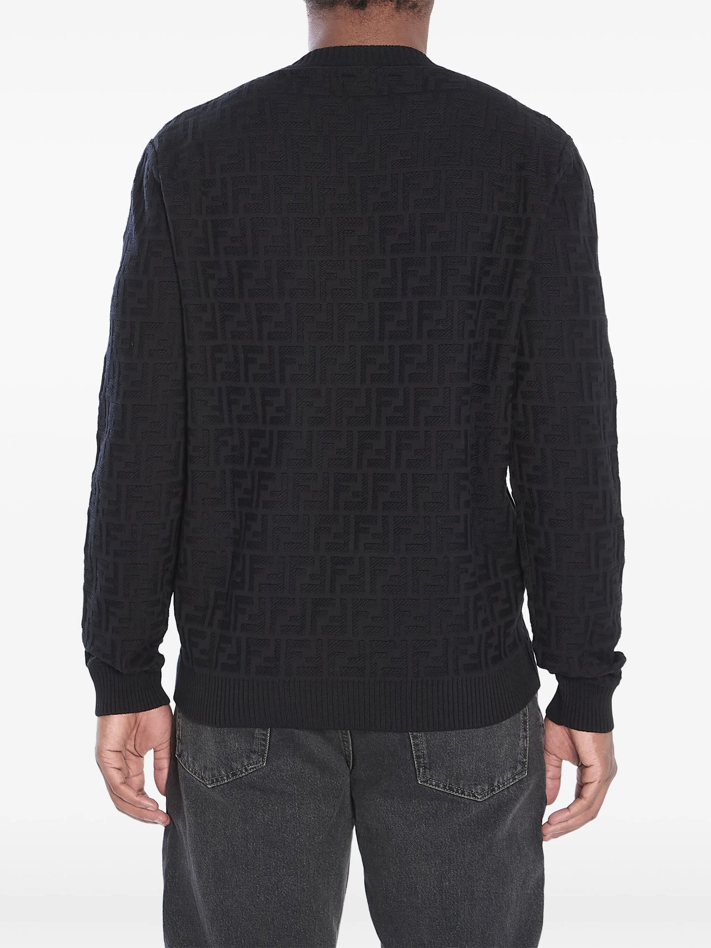 FF-monogram crew-neck sweater