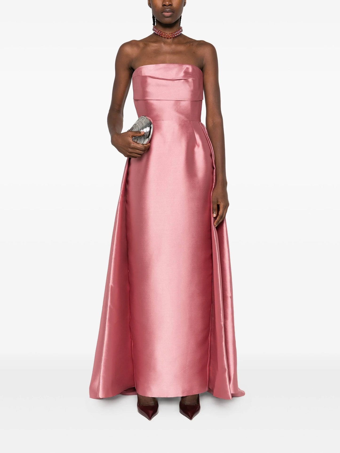 Tiffany strapless maxi dress