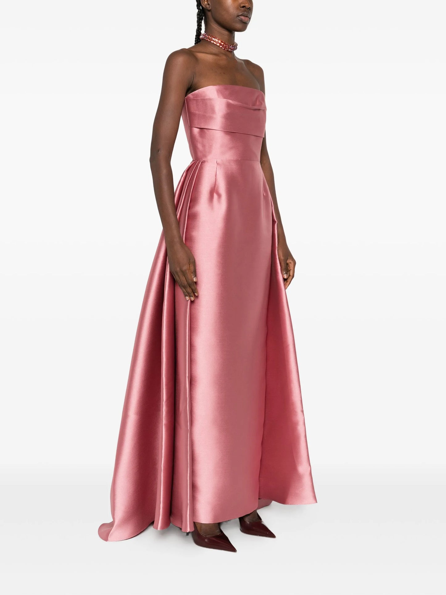 Tiffany strapless maxi dress