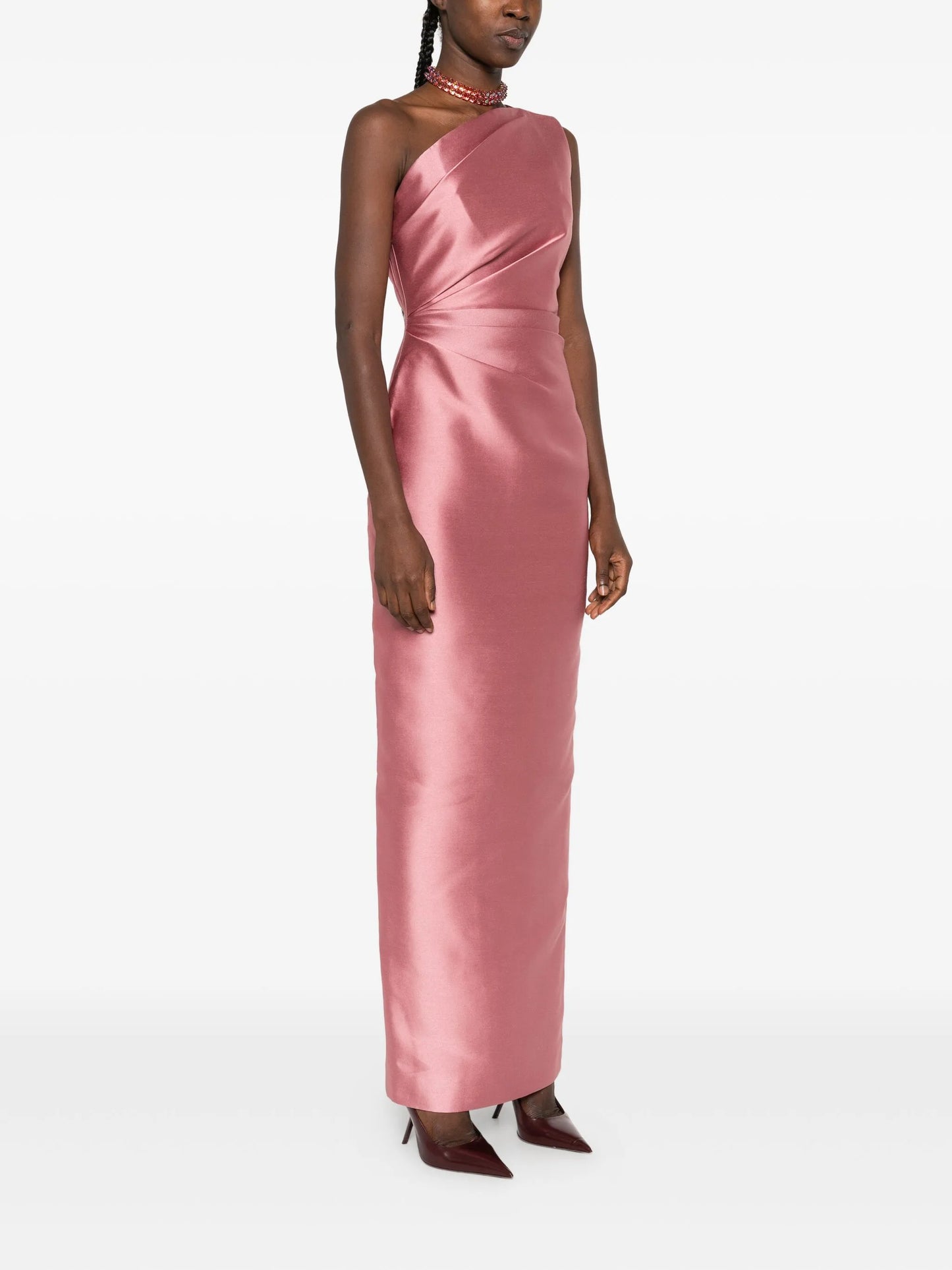 Kira one-shoulder maxi dress