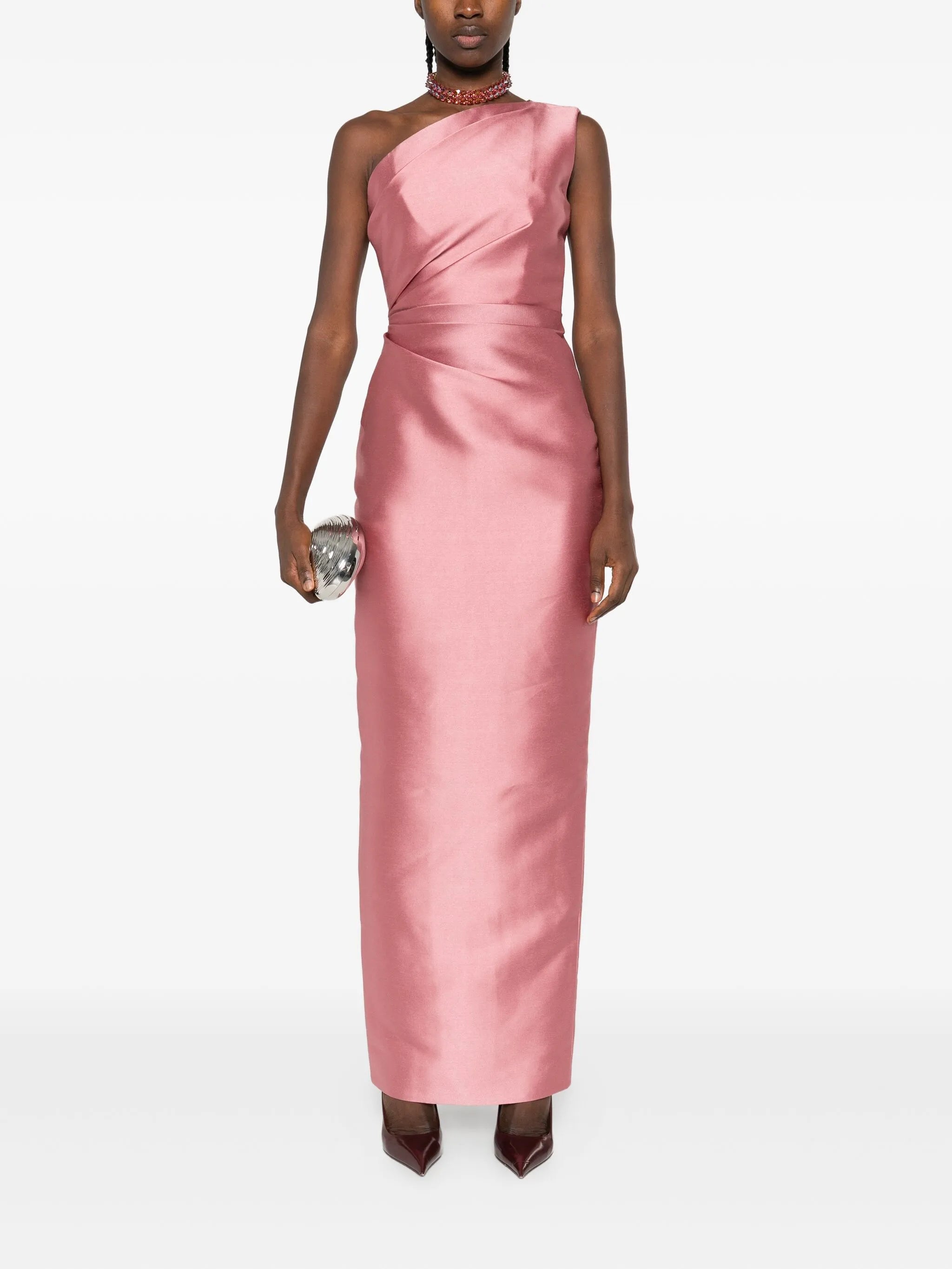 Kira one-shoulder maxi dress