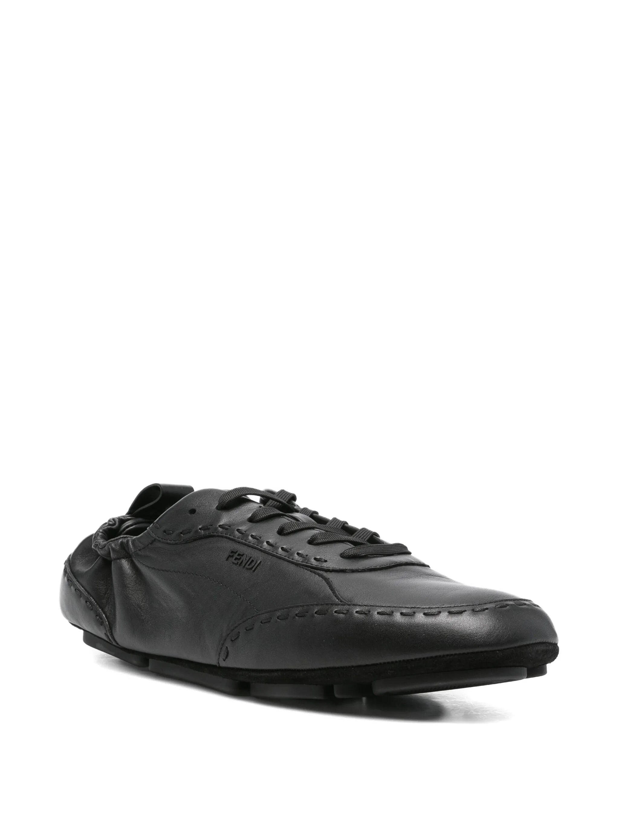 Fit lace-up sneakers