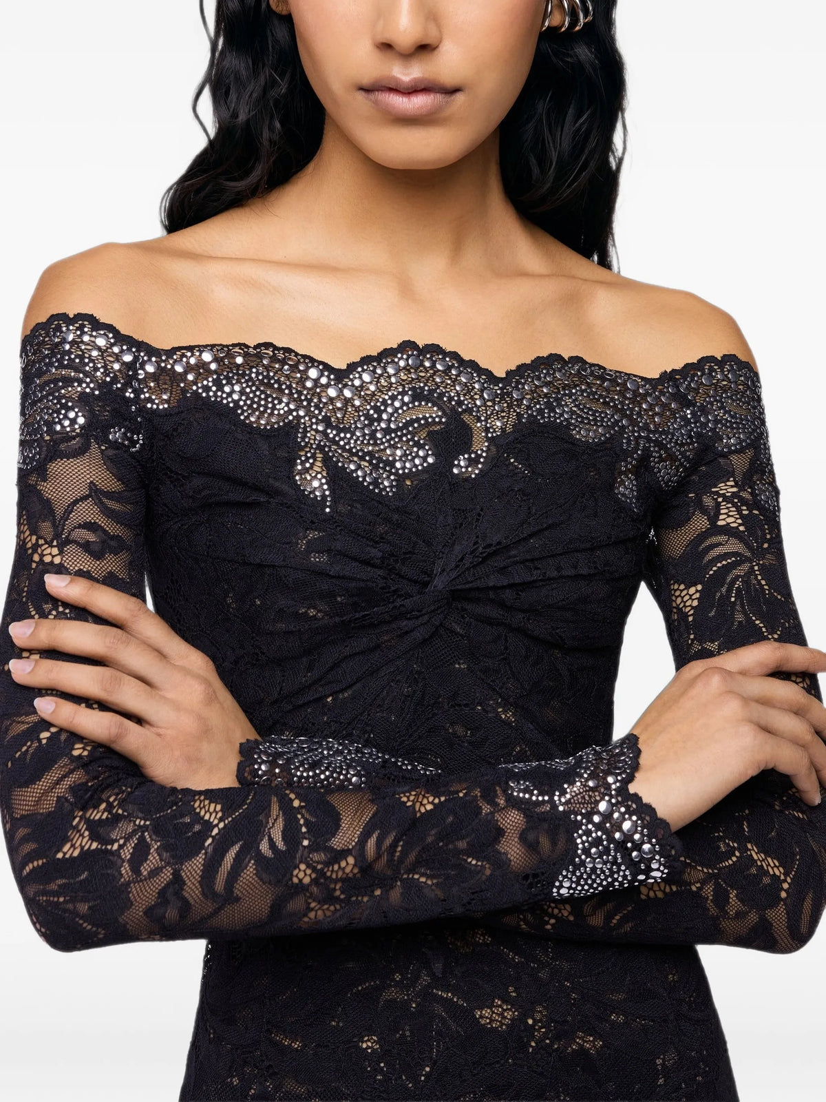 long dress in lace