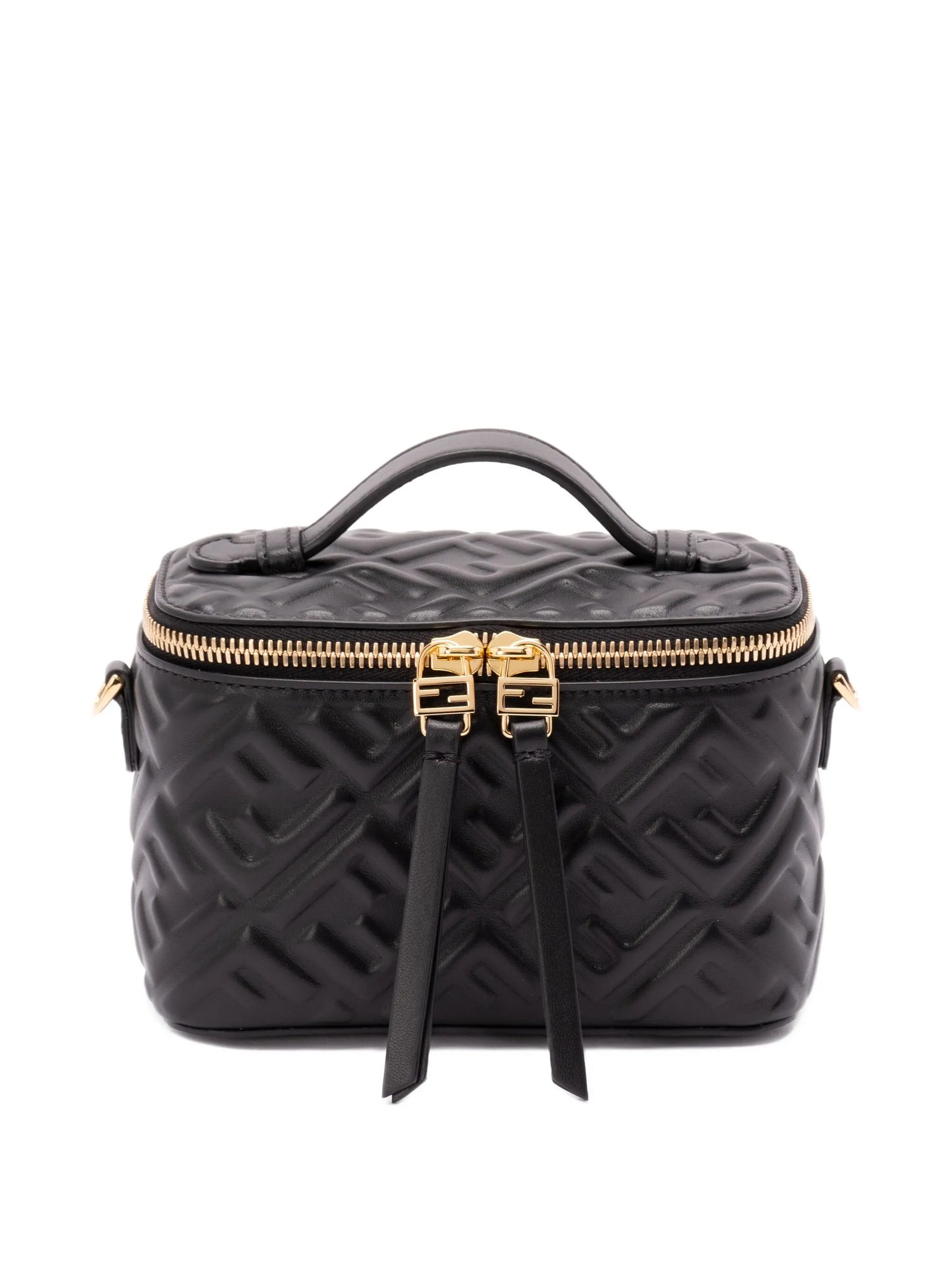 Vanity quilted leather mini crossbody bag