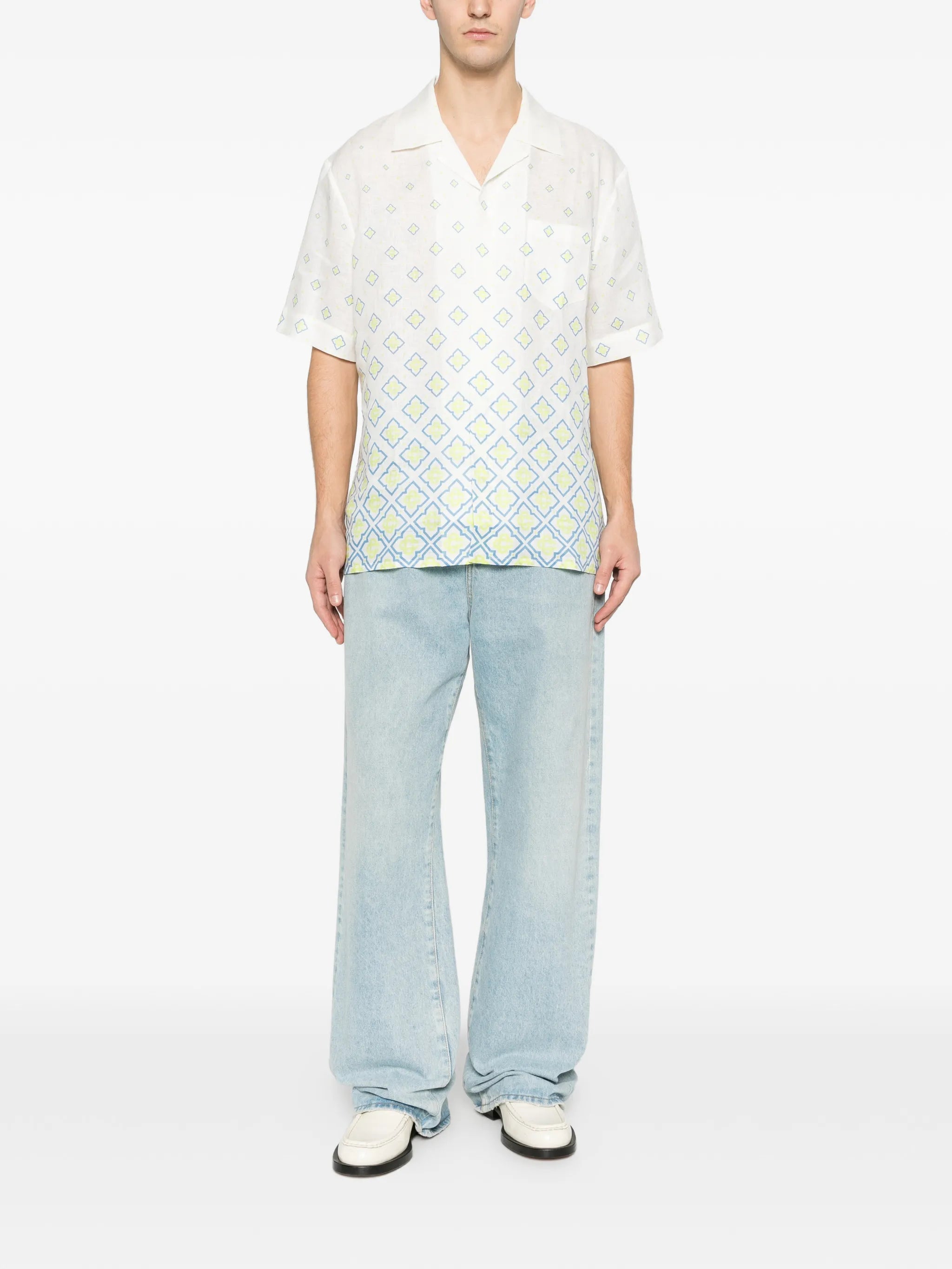 monogram short sleeve shirt