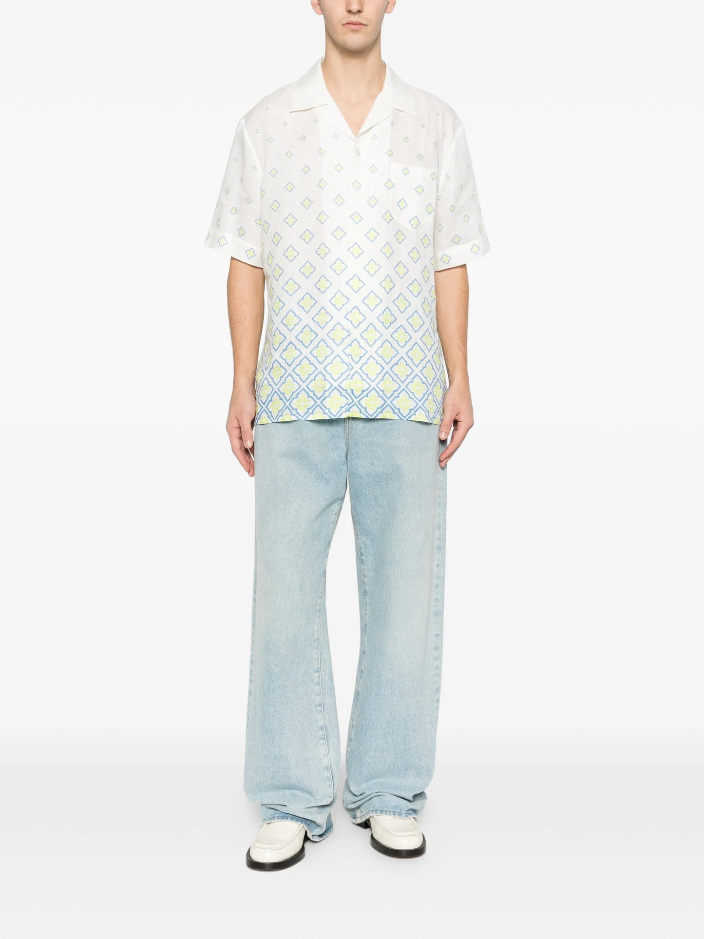 monogram short sleeve shirt