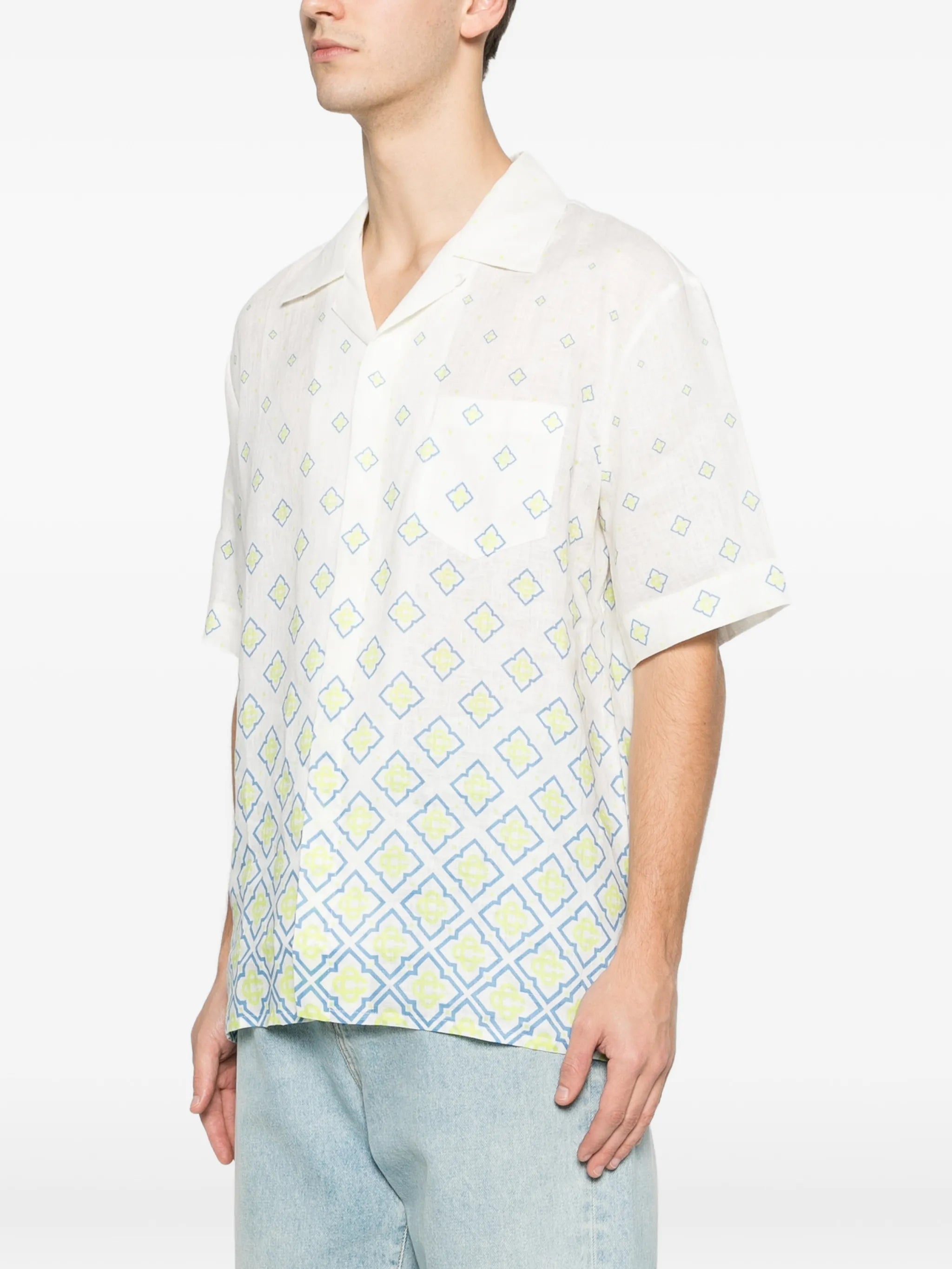 monogram short sleeve shirt