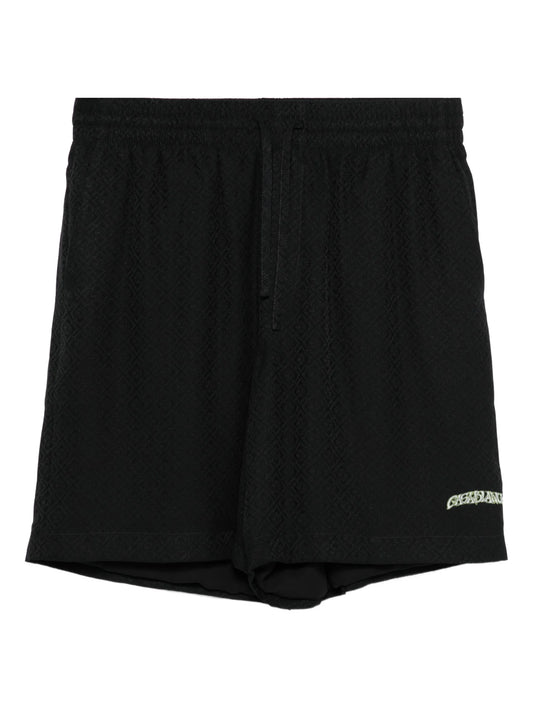 Volcano silk shorts
