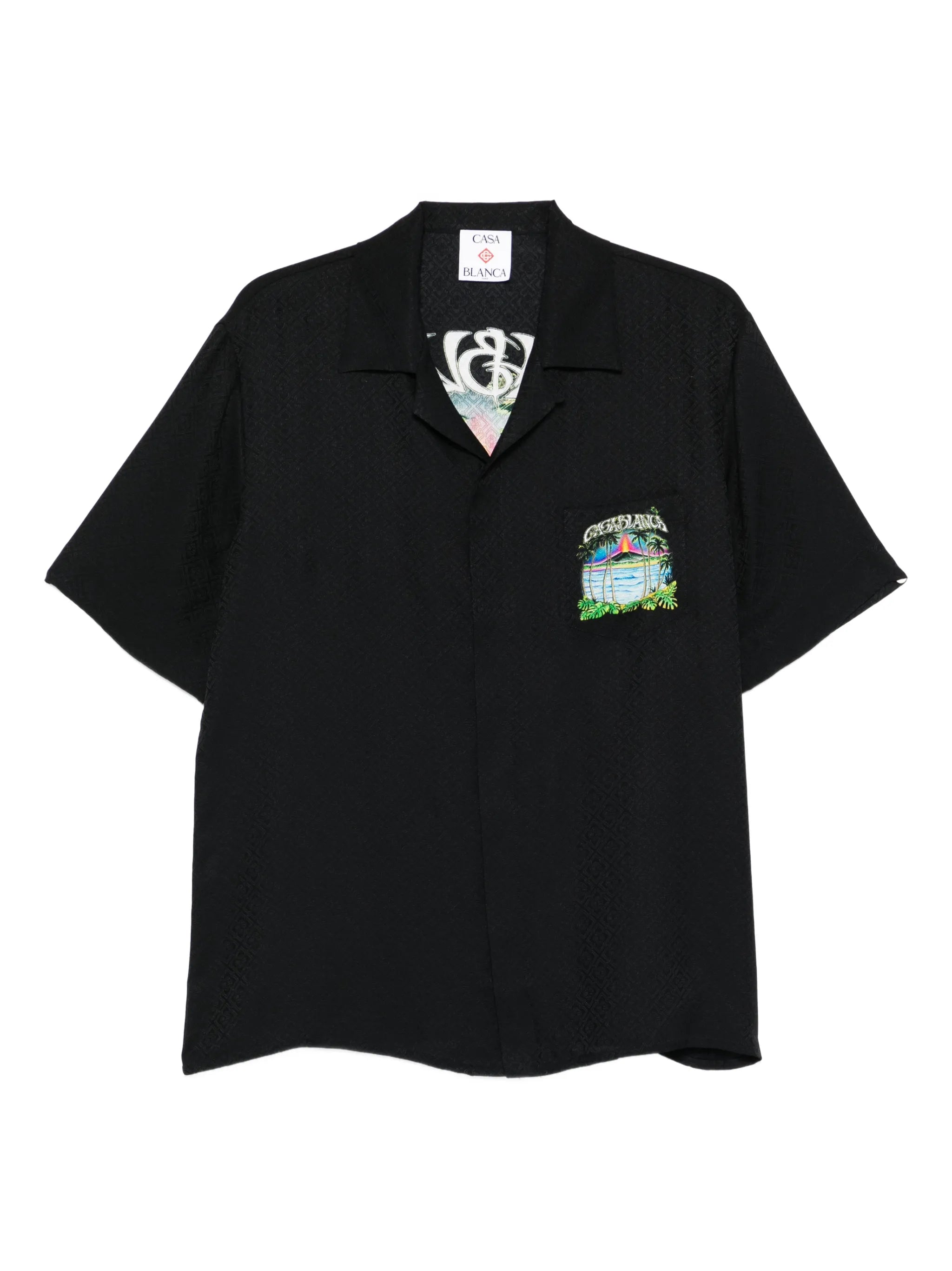 Volcano short-sleeve graphic shirt