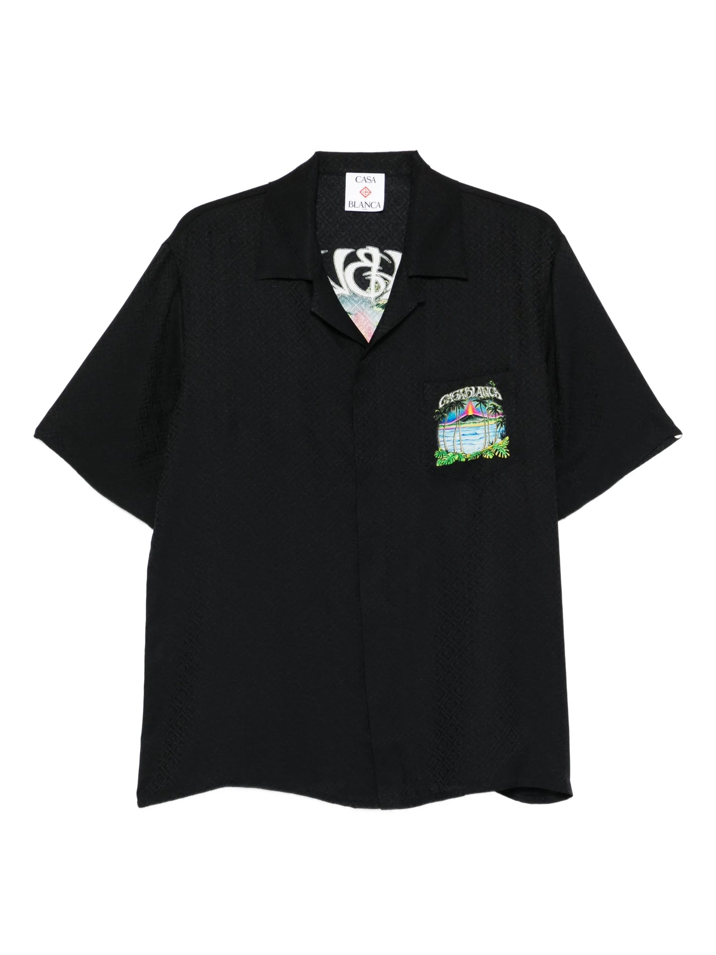 Volcano short-sleeve graphic shirt