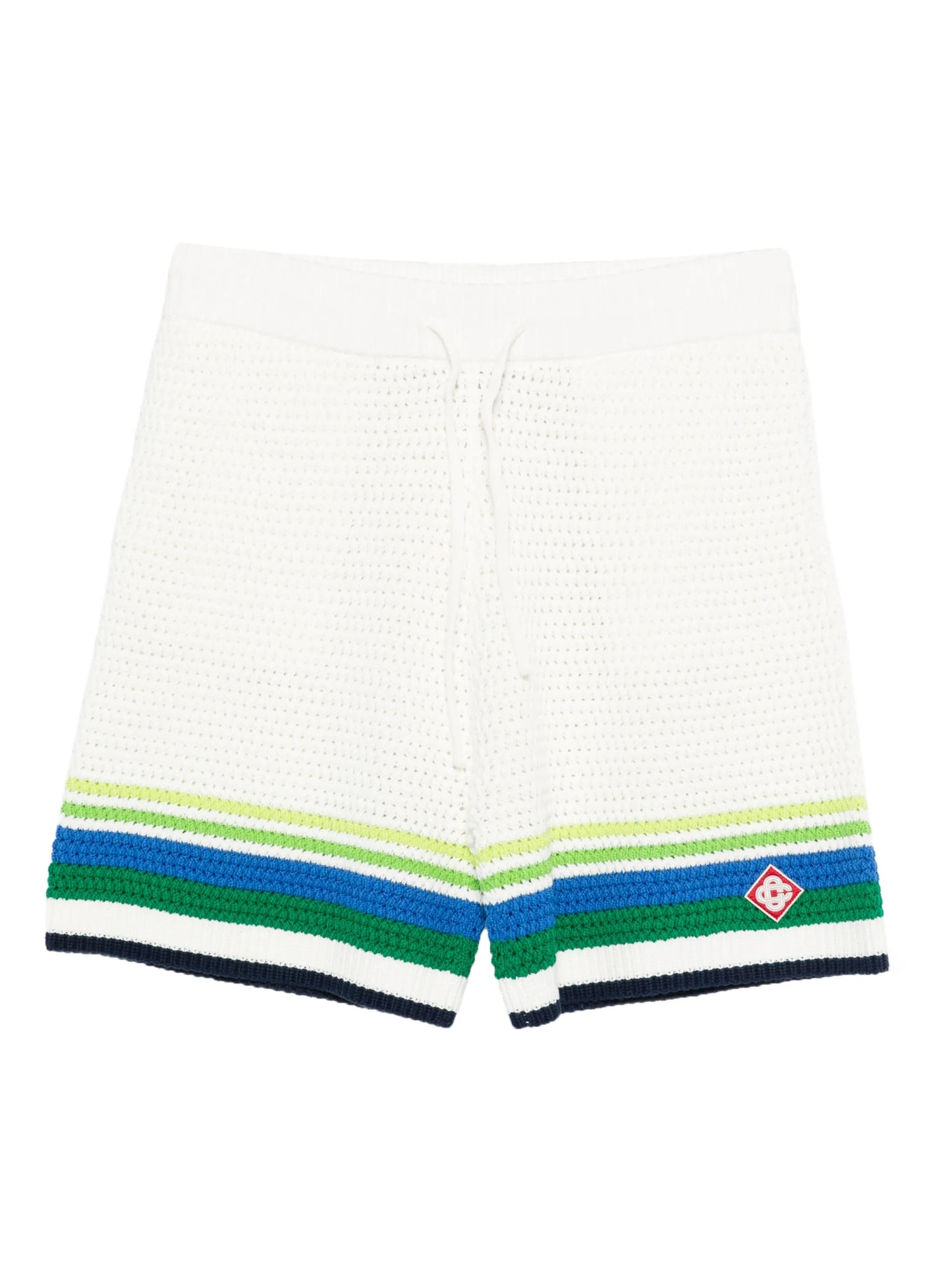 stripe-detail knitted shorts