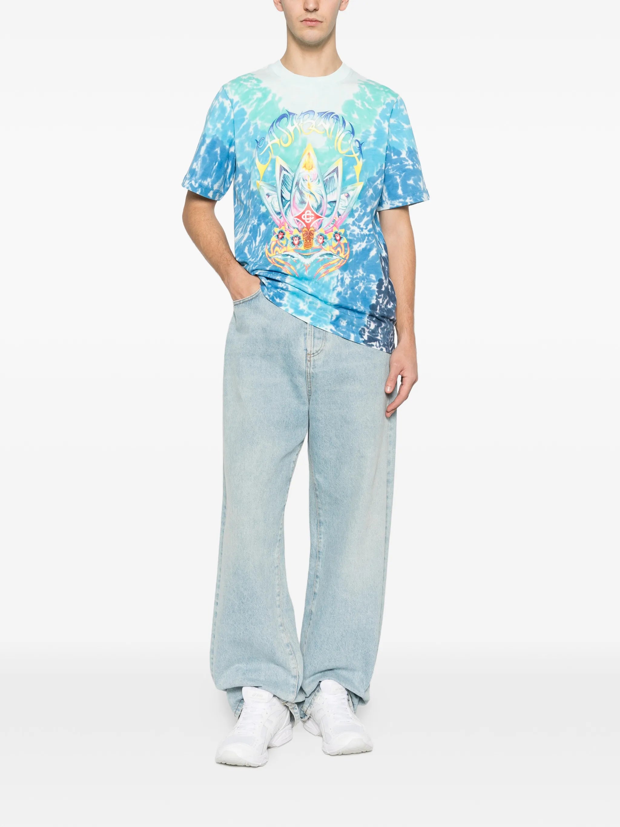 Surf Lotus graphic-print T-shirt