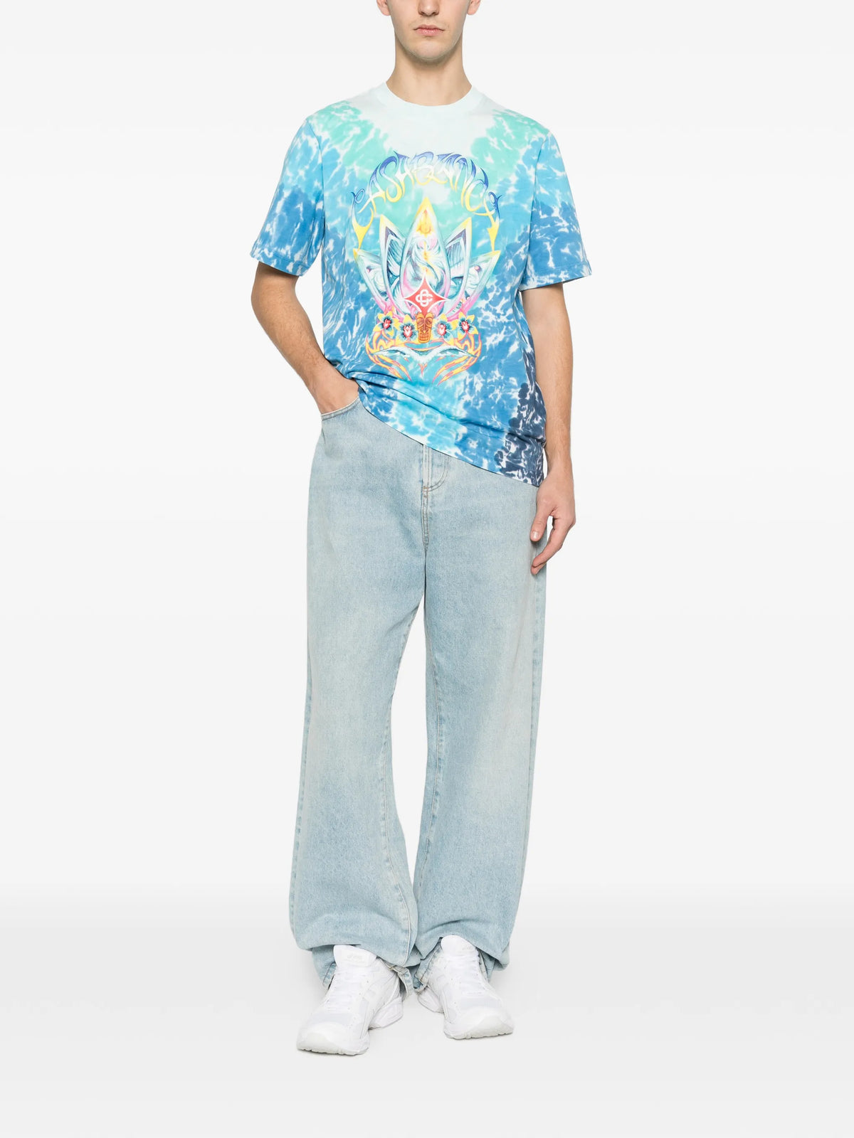 Surf Lotus graphic-print T-shirt