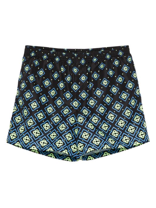 monogram-print swim shorts