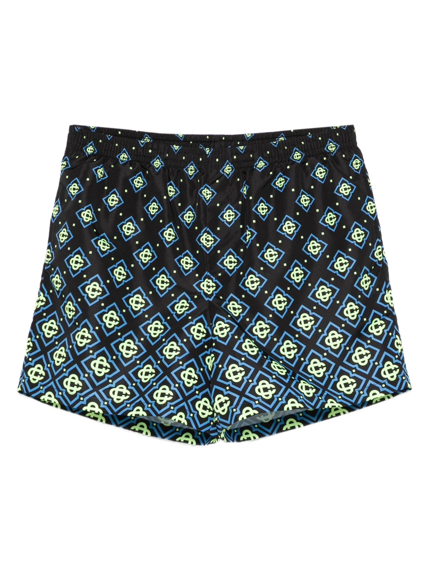degrade monogram-print swim shorts
