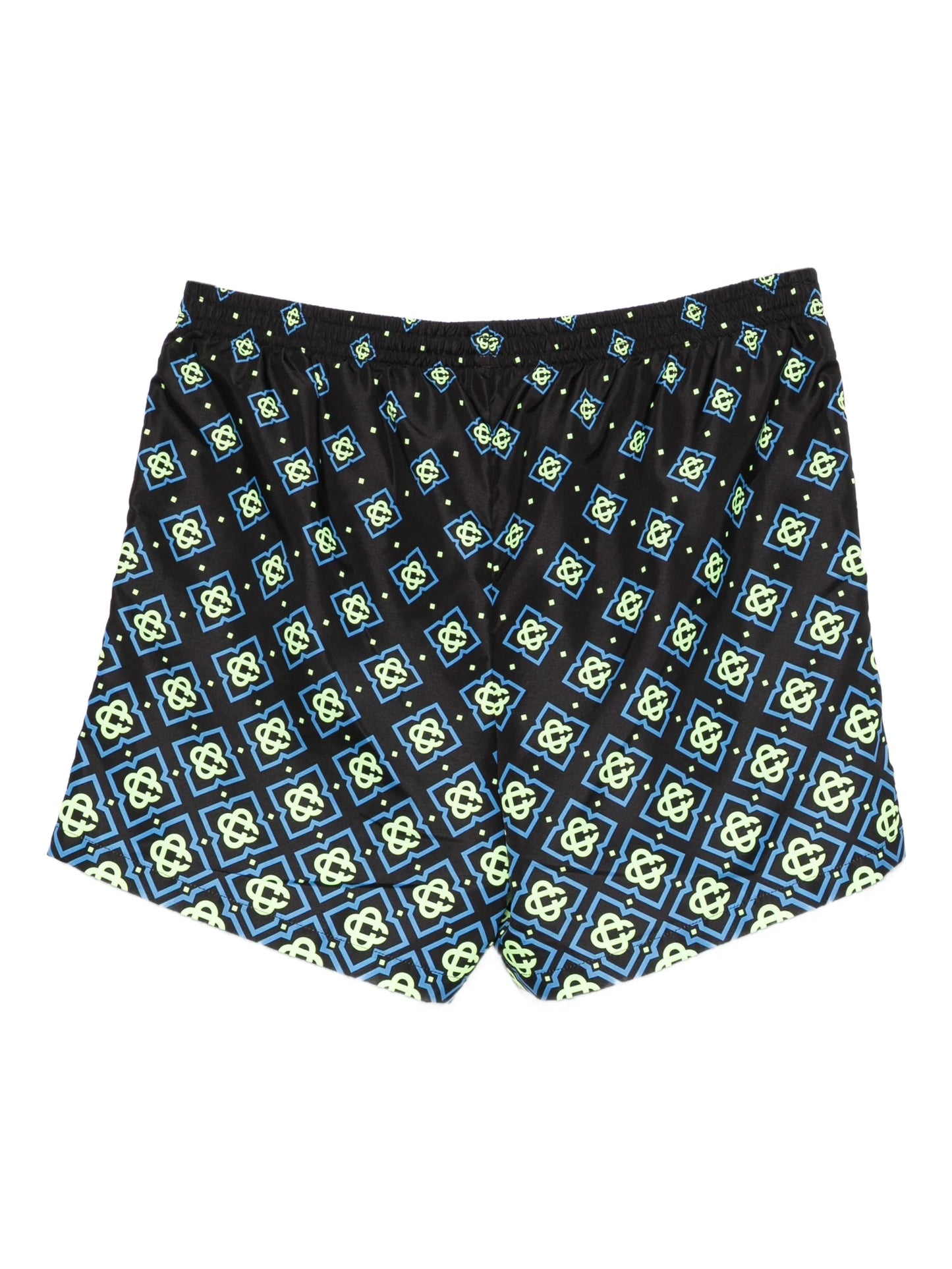 degrade monogram-print swim shorts