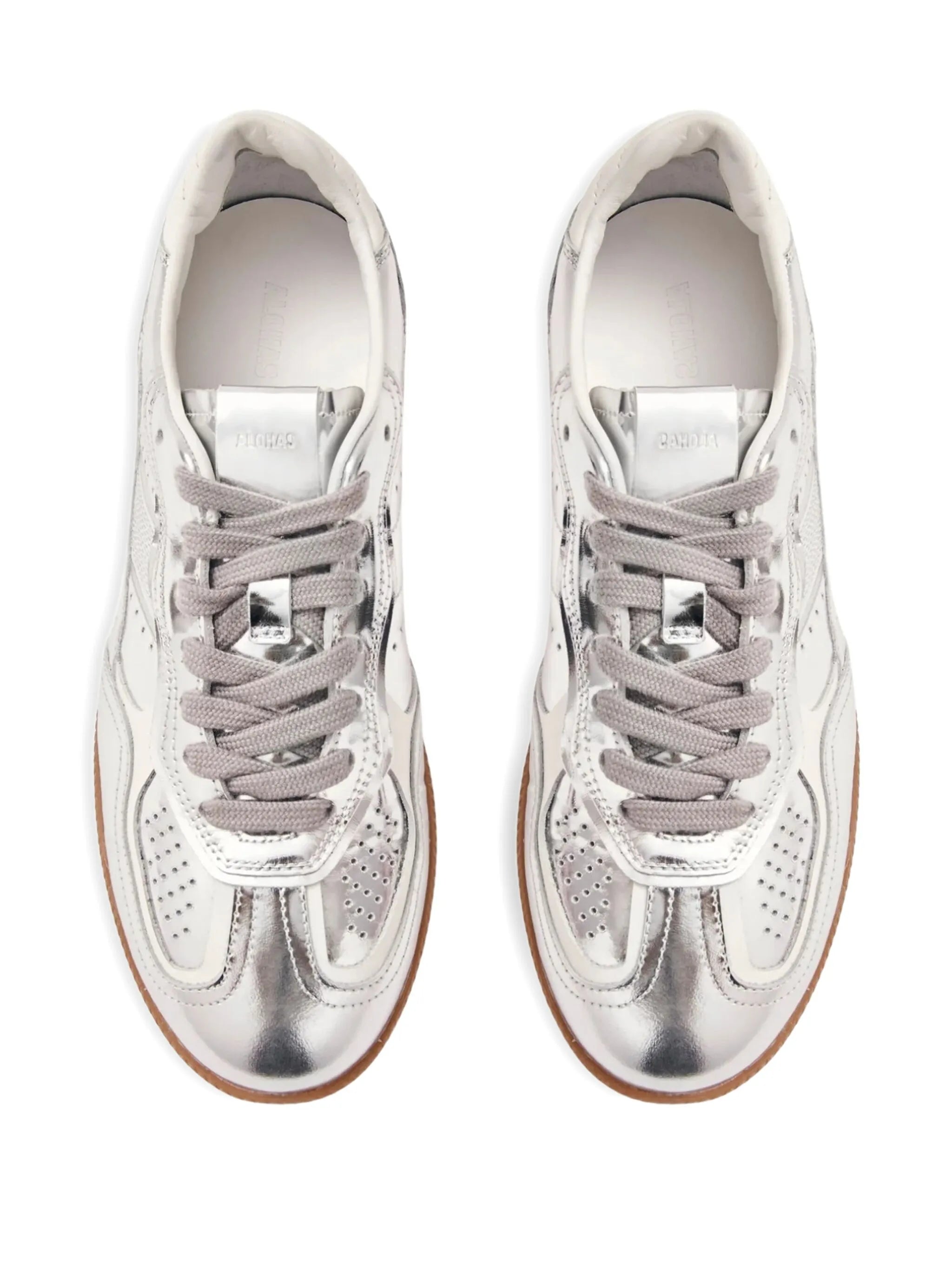 Tb.490 Rife shimmer cream leather sneakers