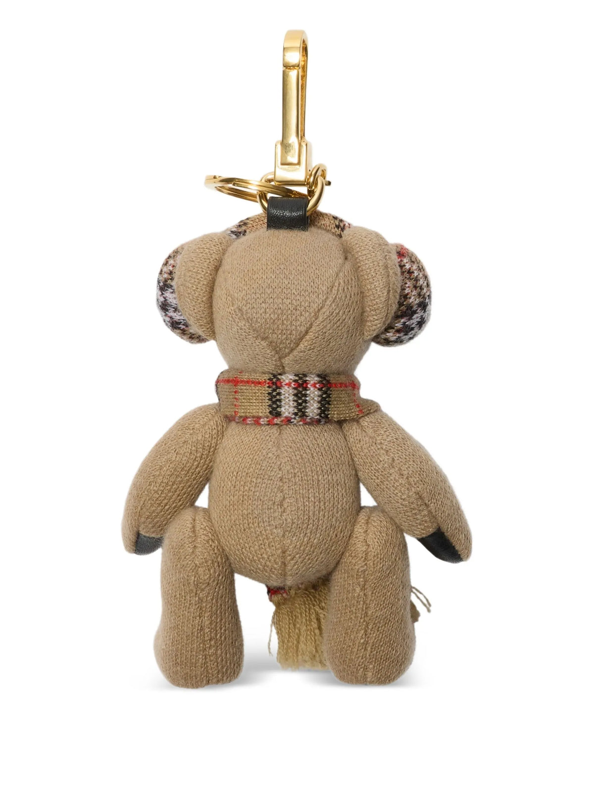 Thomas Bear check-scarf bag charm