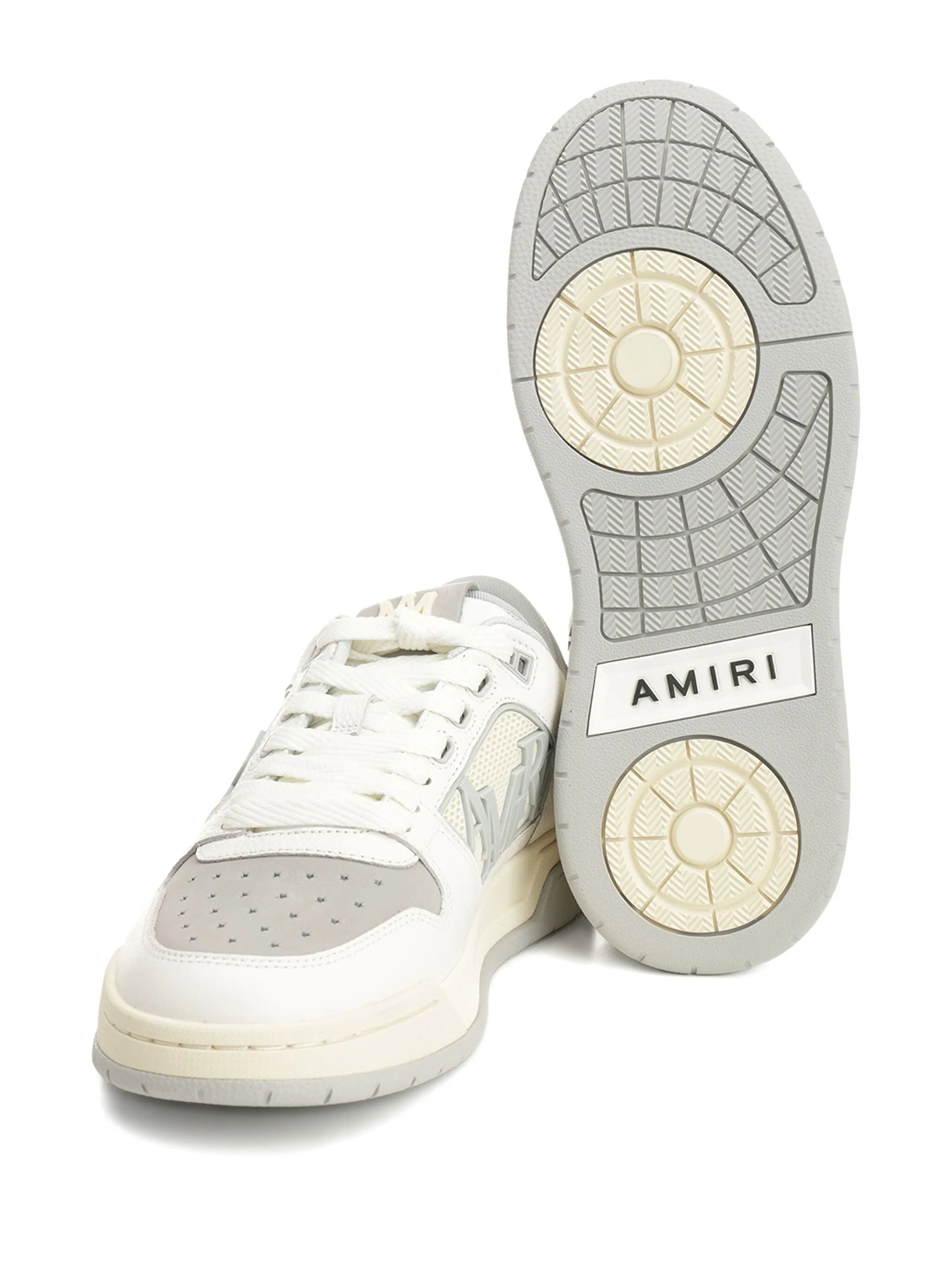 Classic low-top logo-detail leather lace-up sneakers
