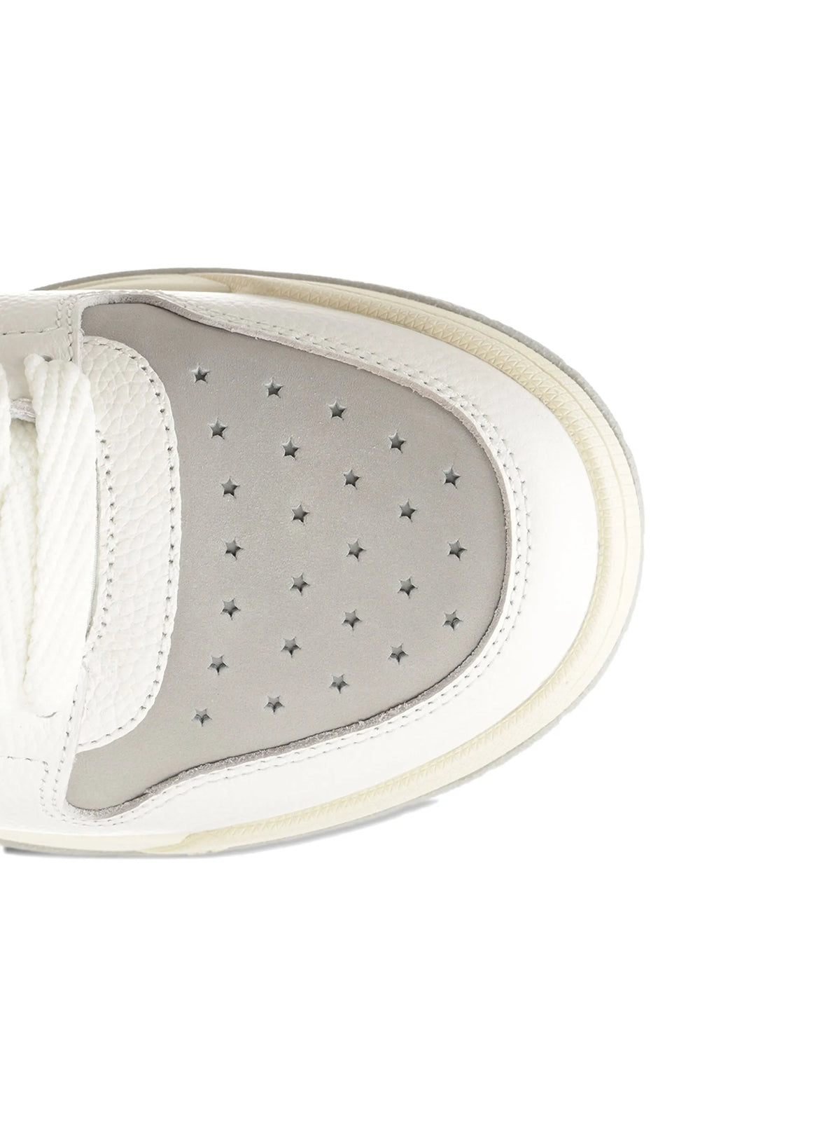 Classic low-top logo-detail leather lace-up sneakers