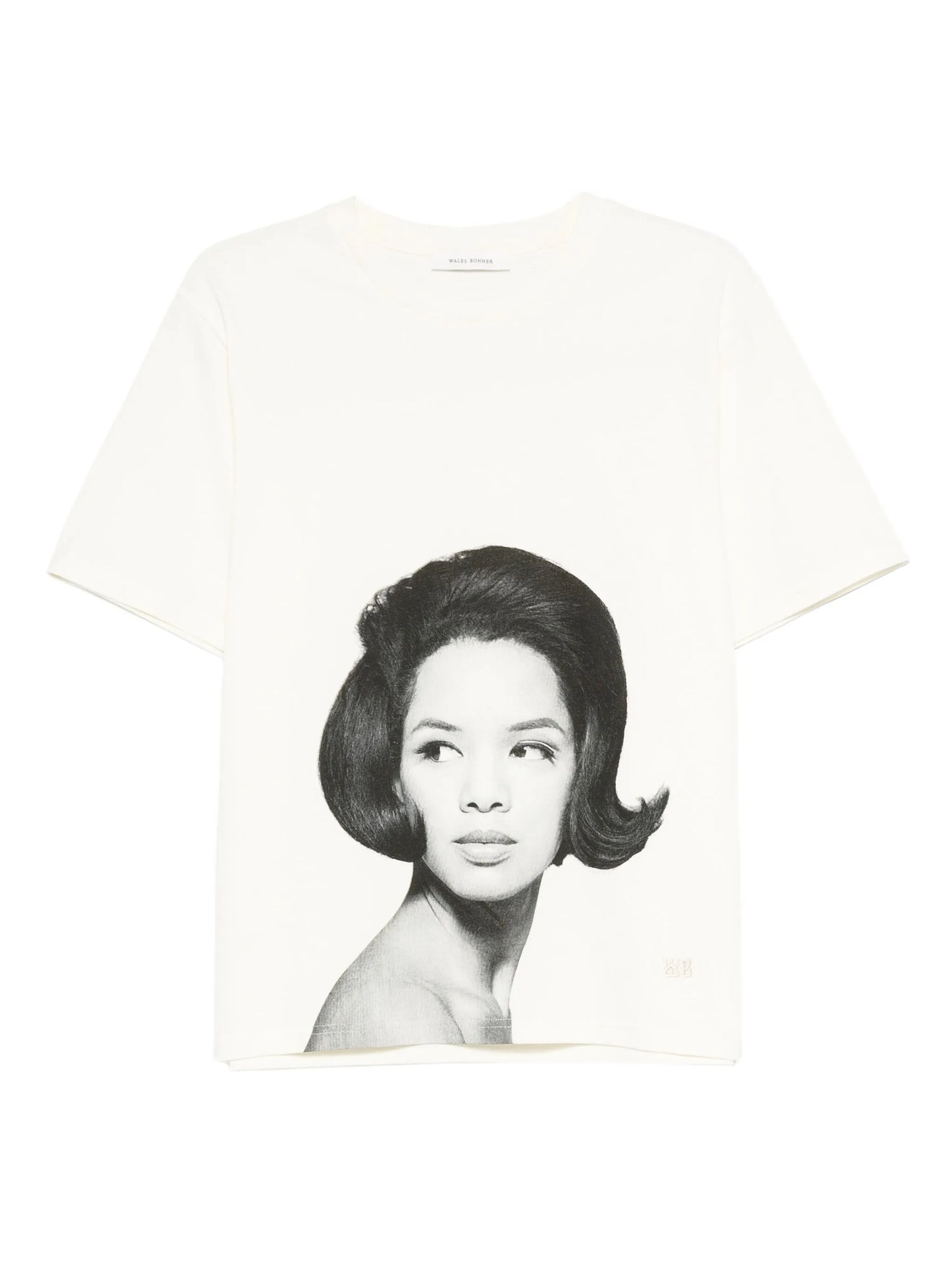 portrait-print T-shirt