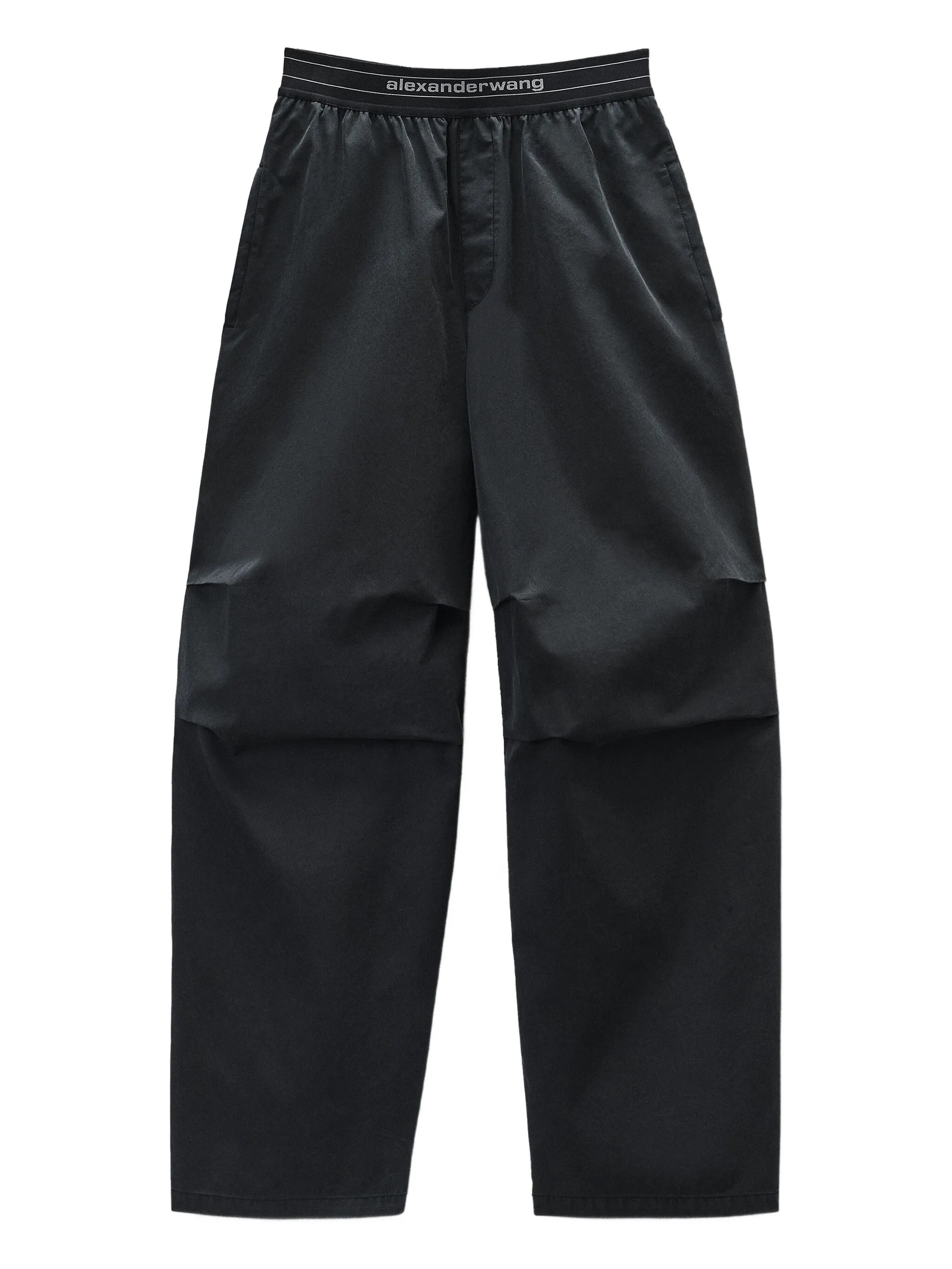 logo-waistband trousers