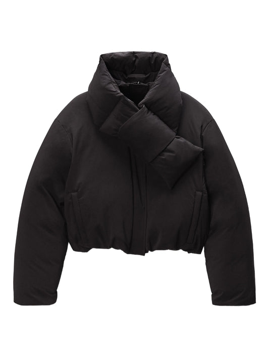 cropped puffer jacket