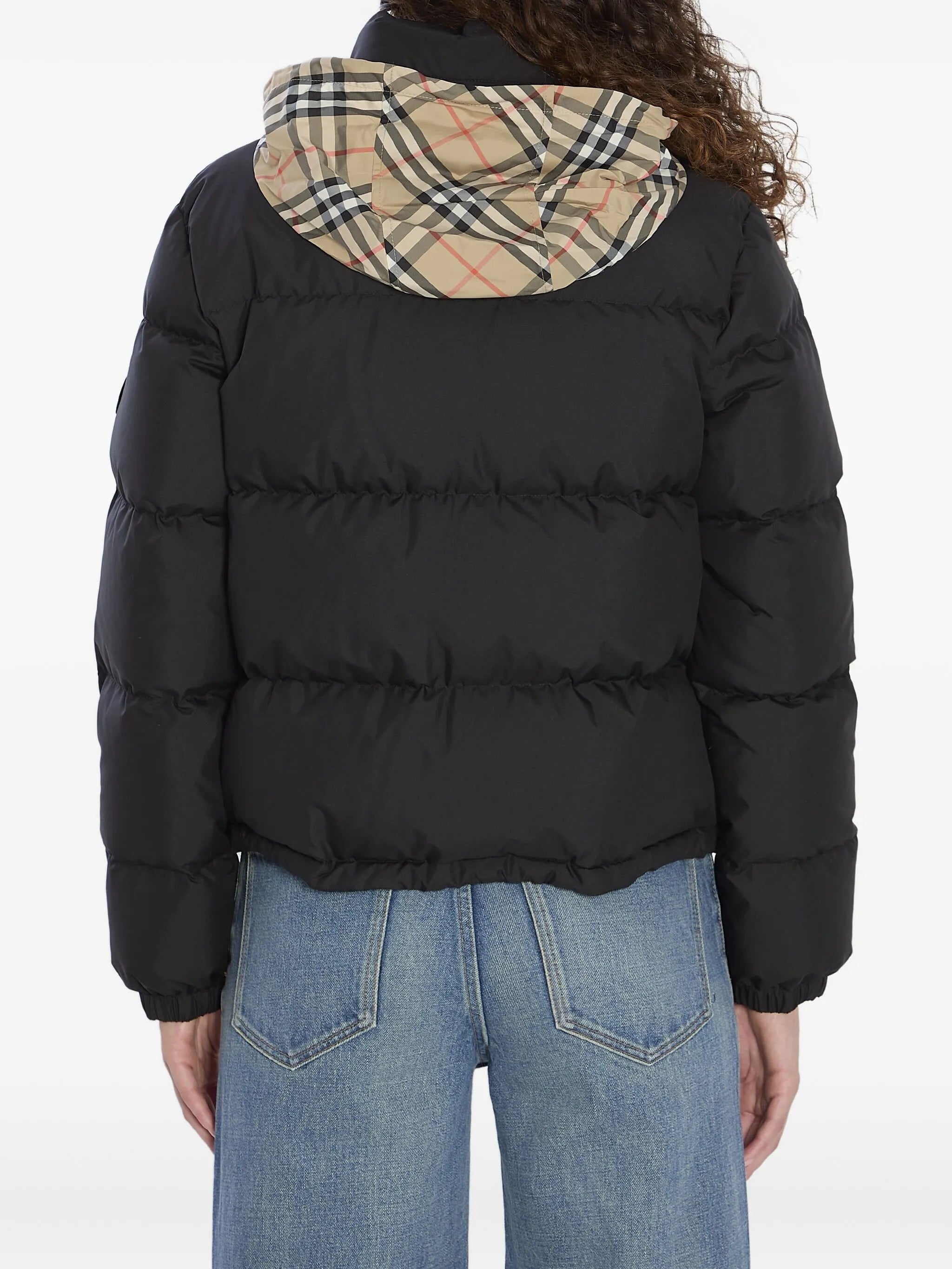 Checker-tape Ambleside puffer jacket