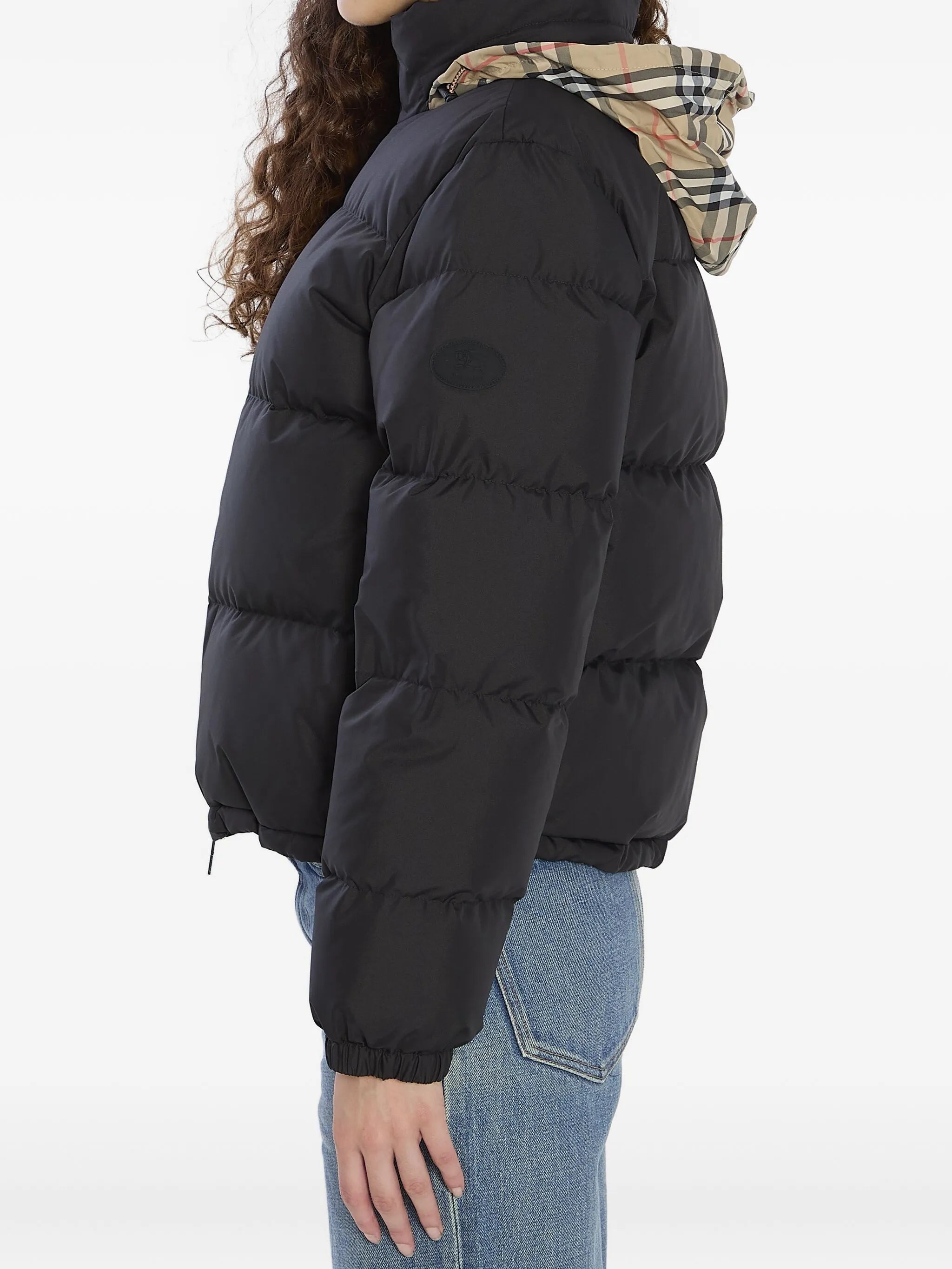 Checker-tape Ambleside puffer jacket