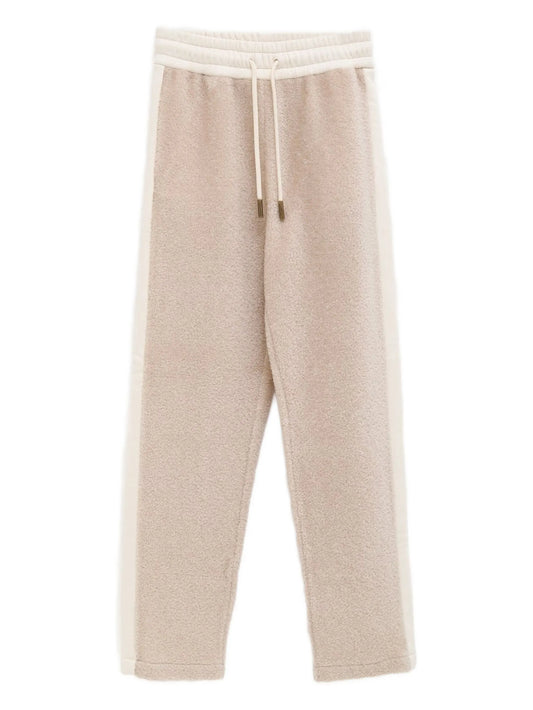 side-stripe drawstring trousers