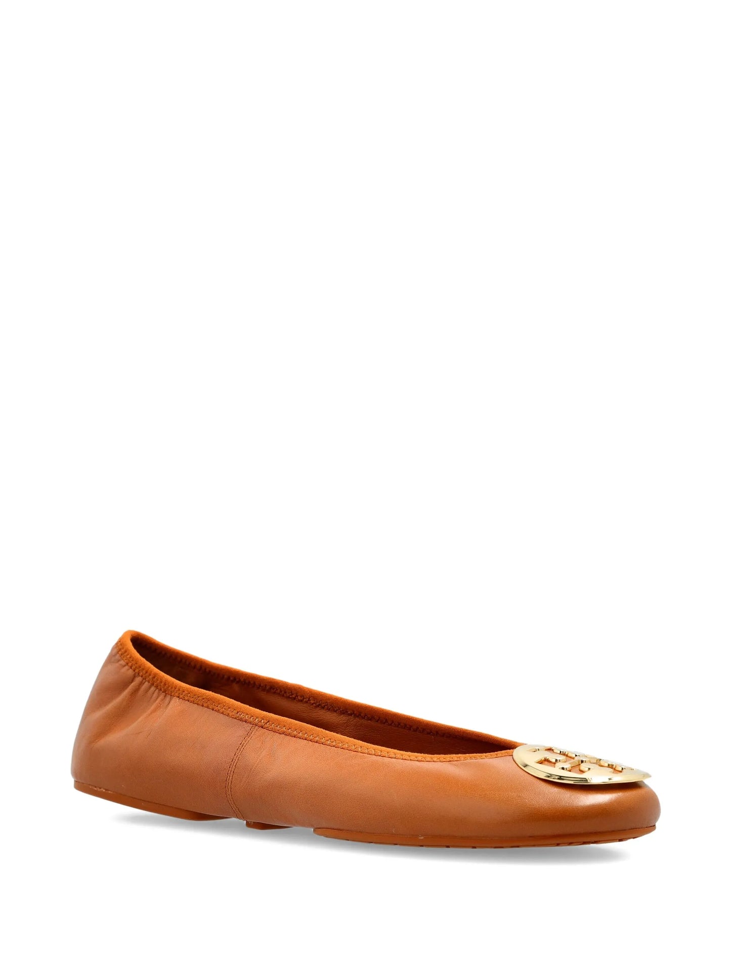 leather logo-detail pumps