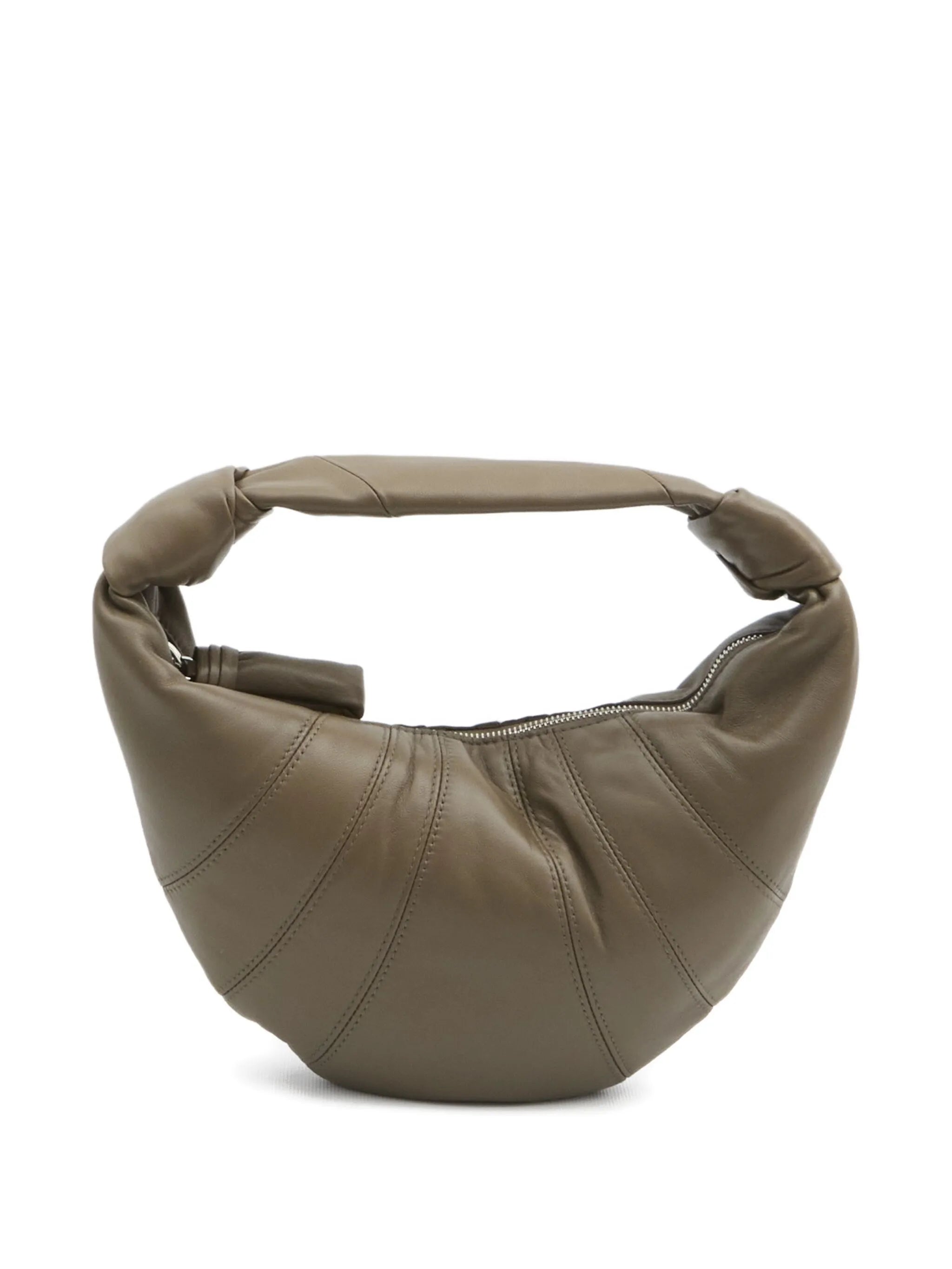 twisted-handle mini shoulder bag