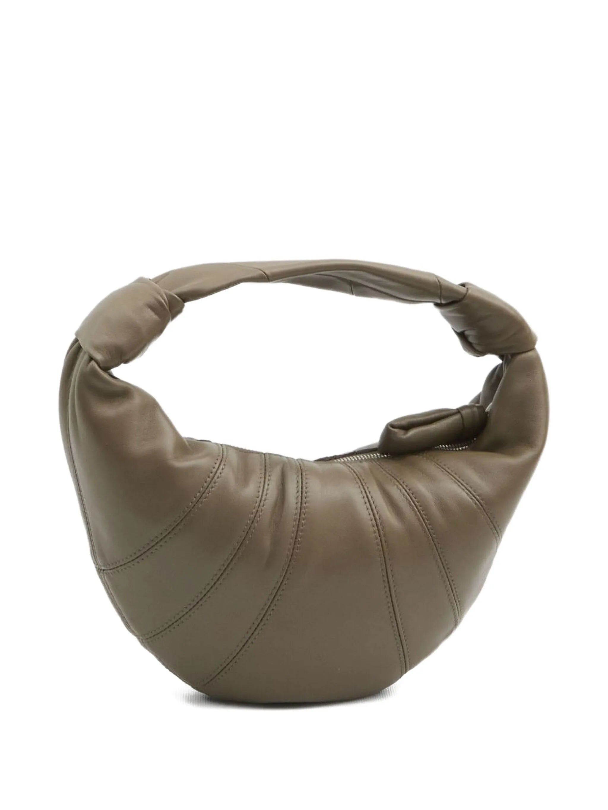 twisted-handle mini shoulder bag